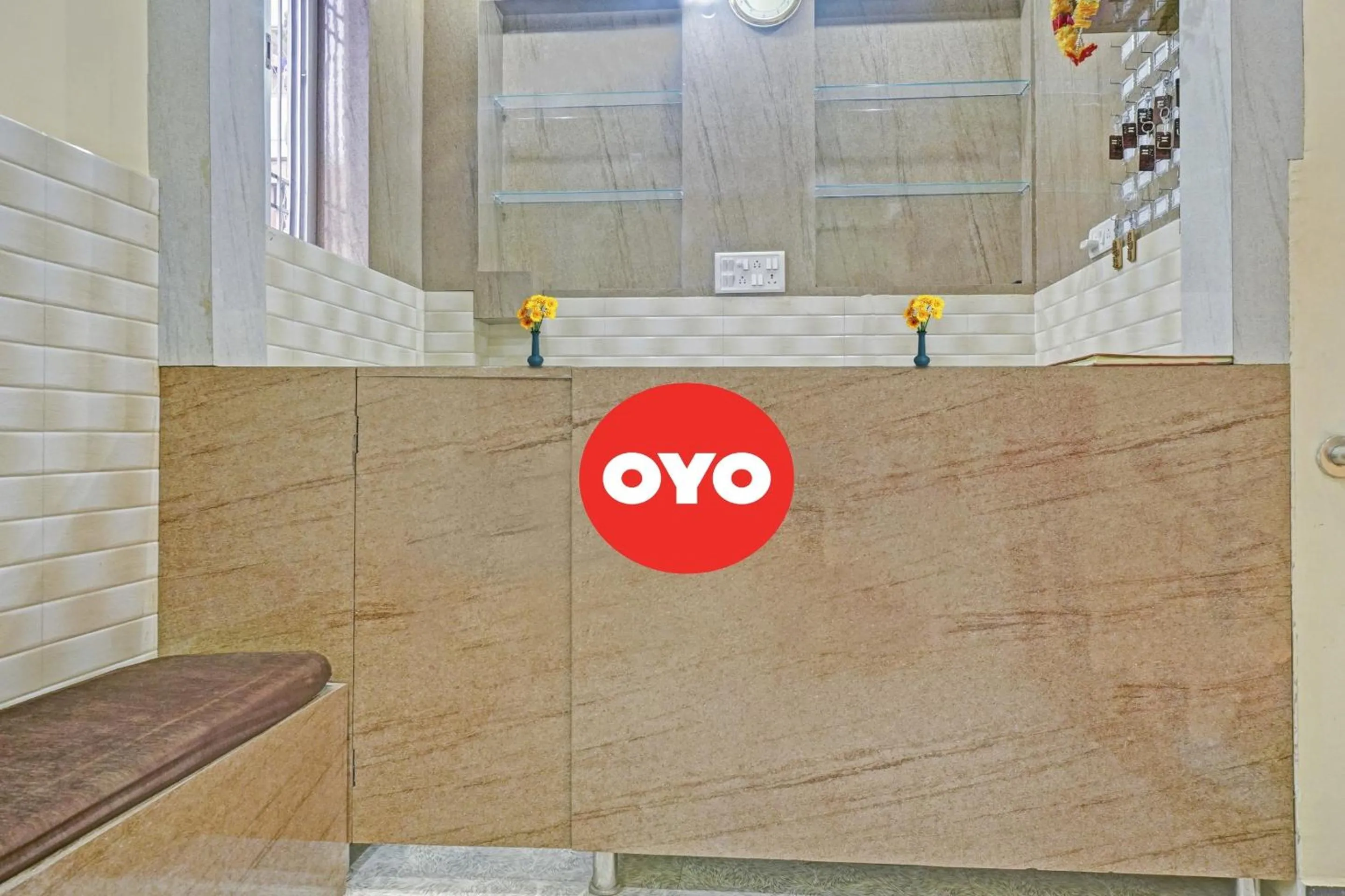 Lobby or reception in Hotel O Shree New Hotel Rajdhani