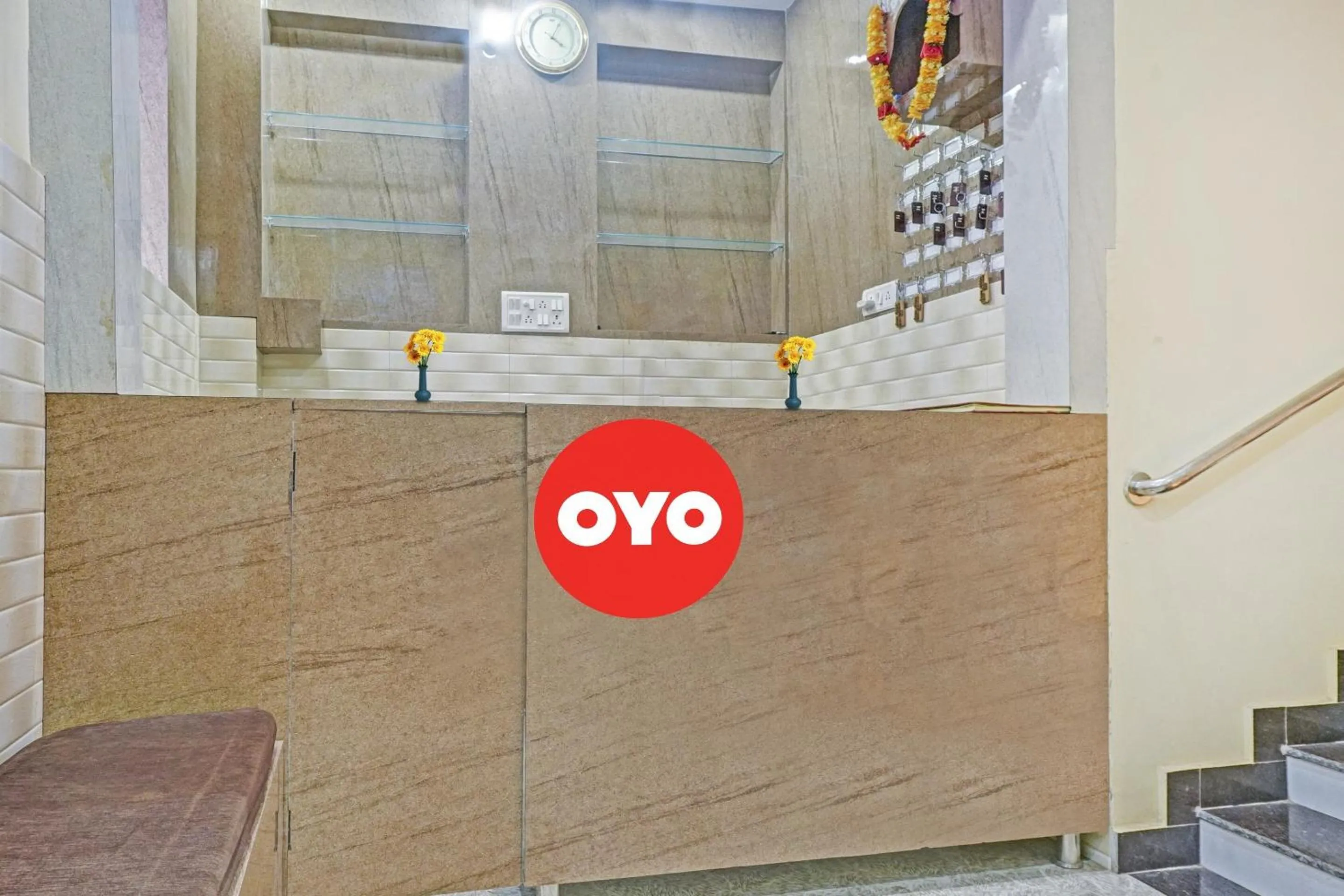 Lobby or reception in Hotel O Shree New Hotel Rajdhani