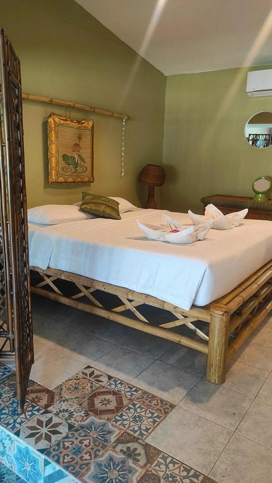 Bed in Baan sikhao Yanui