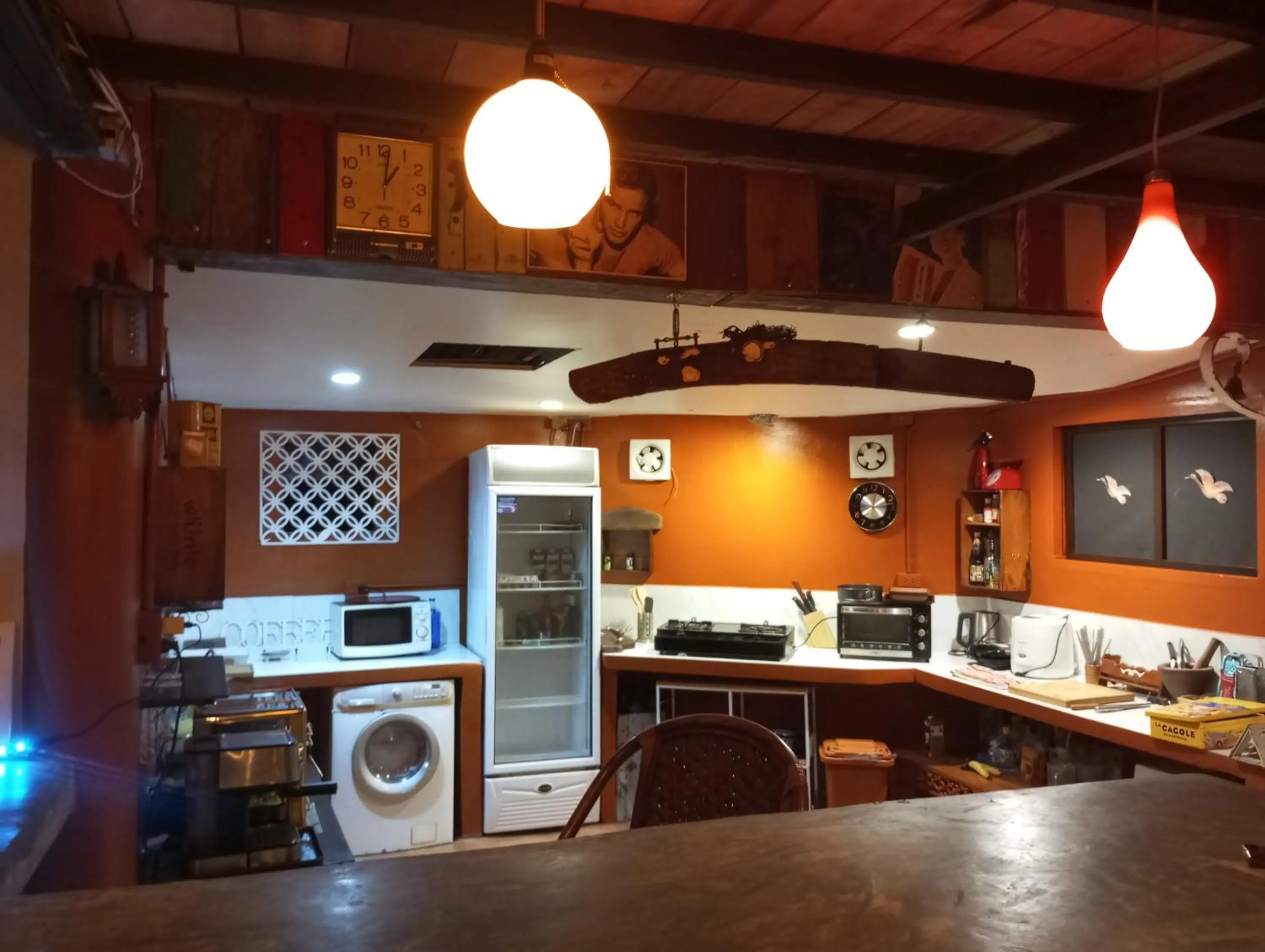 Kitchen or kitchenette in Baan sikhao Yanui