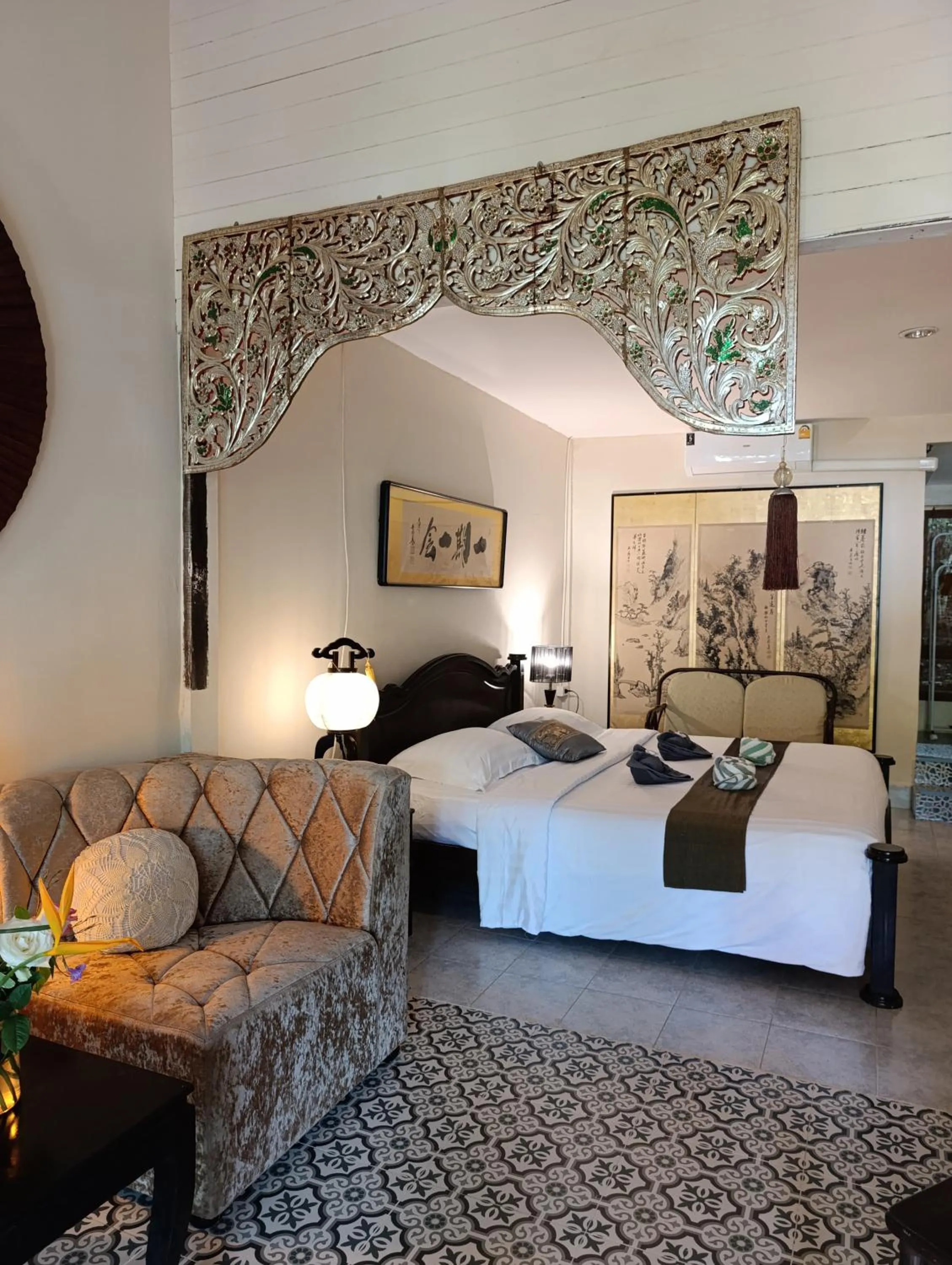 Bed in Baan sikhao Yanui