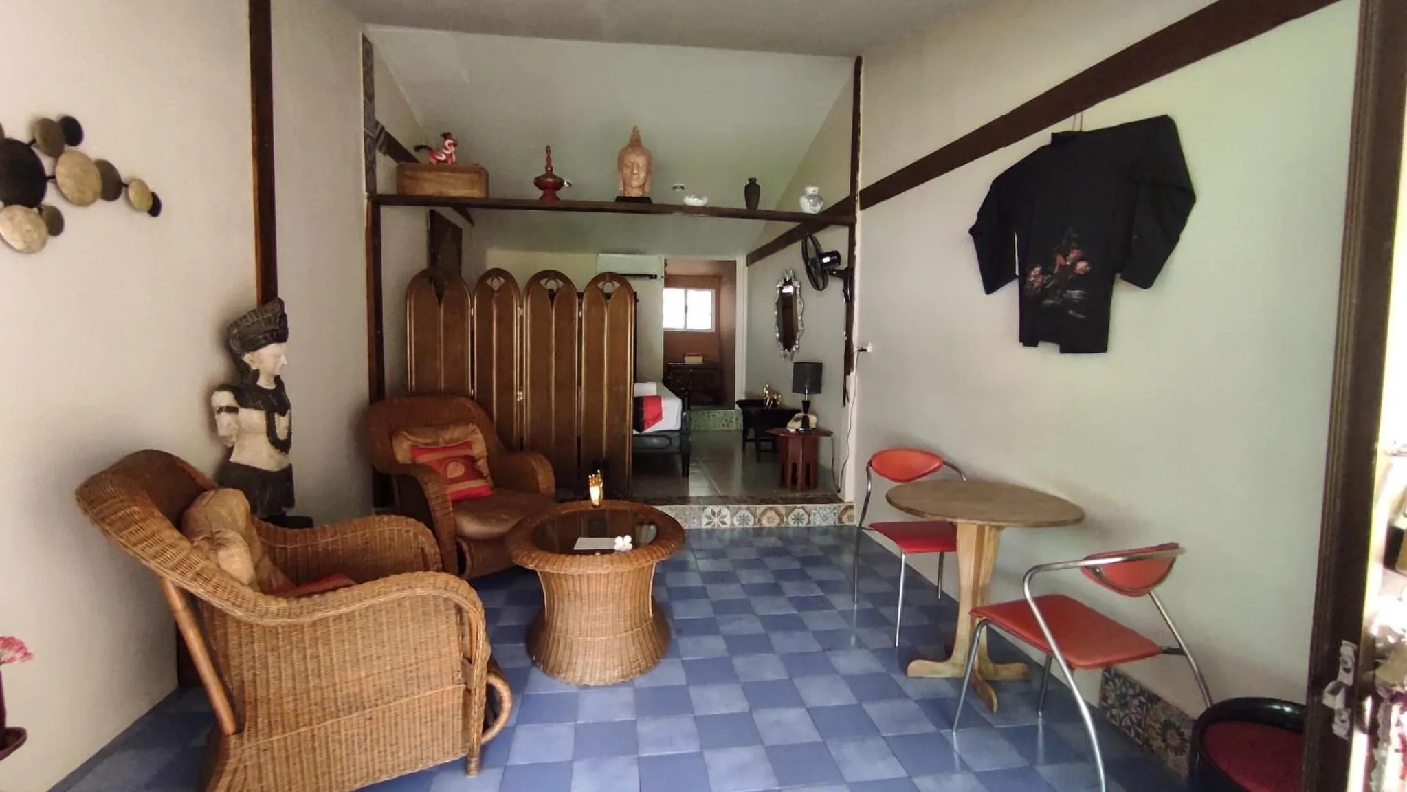 Seating area in Baan sikhao Yanui
