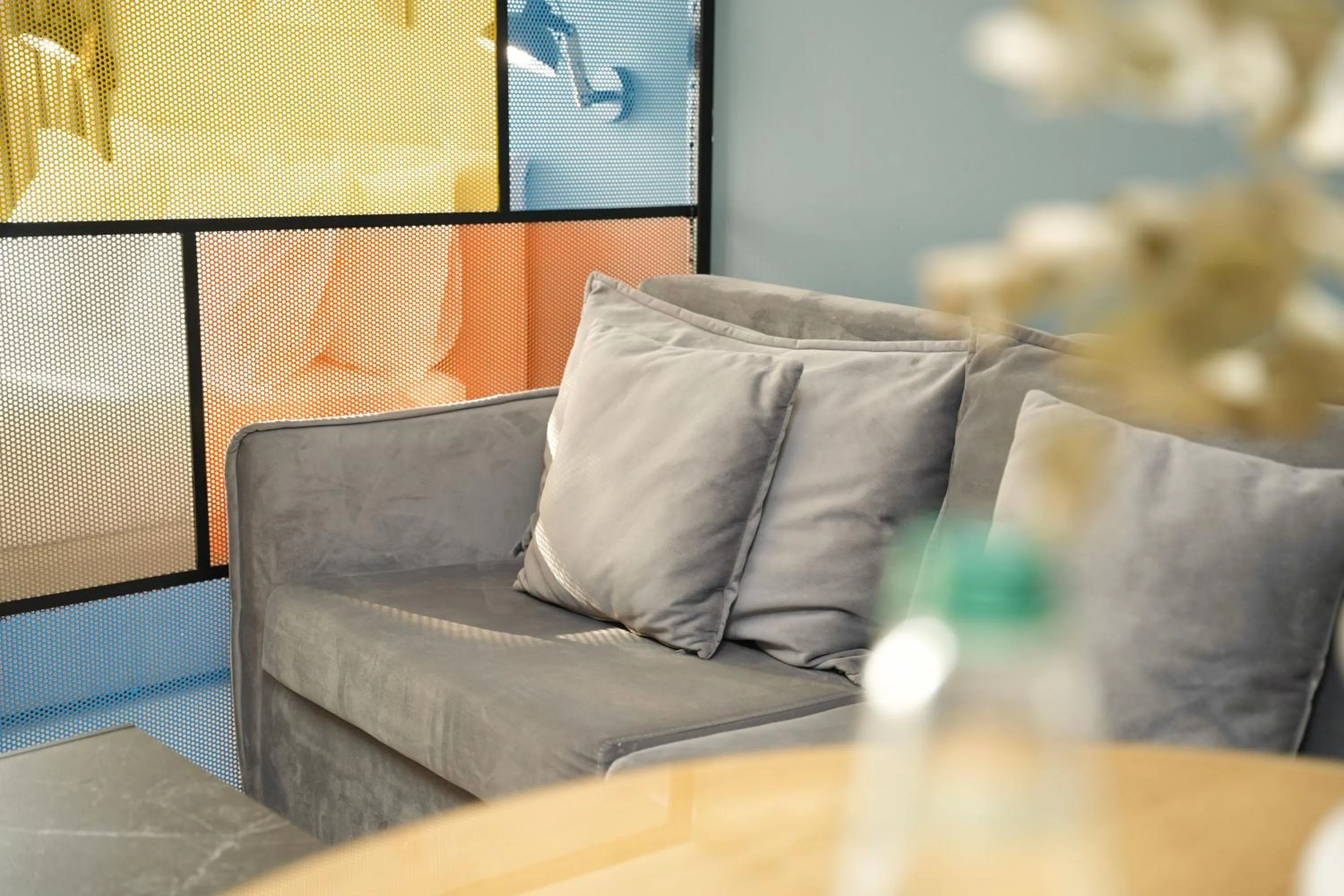 Living room in Ambassador Skyline Apartments