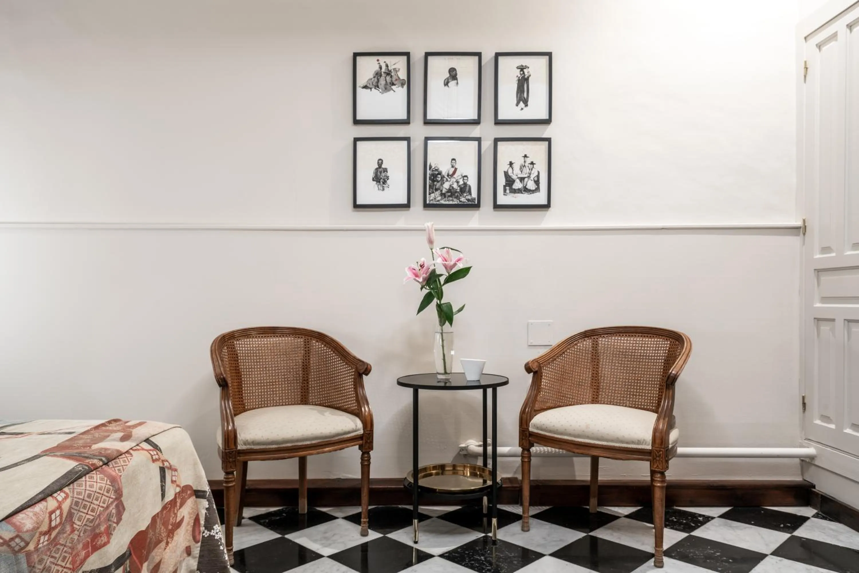 Seating area in Art Boutique Hotel Chamarel