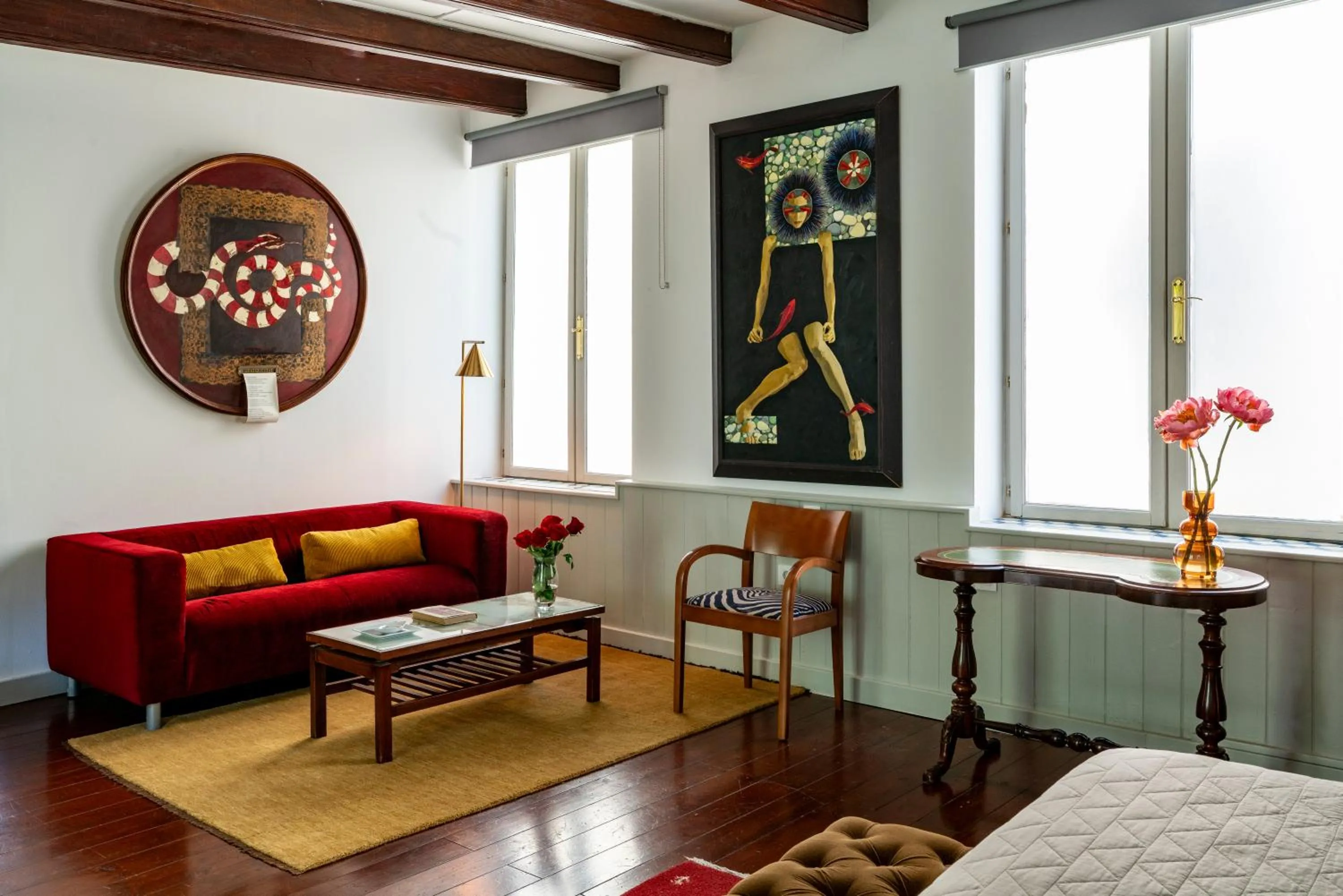 Seating area in Art Boutique Hotel Chamarel