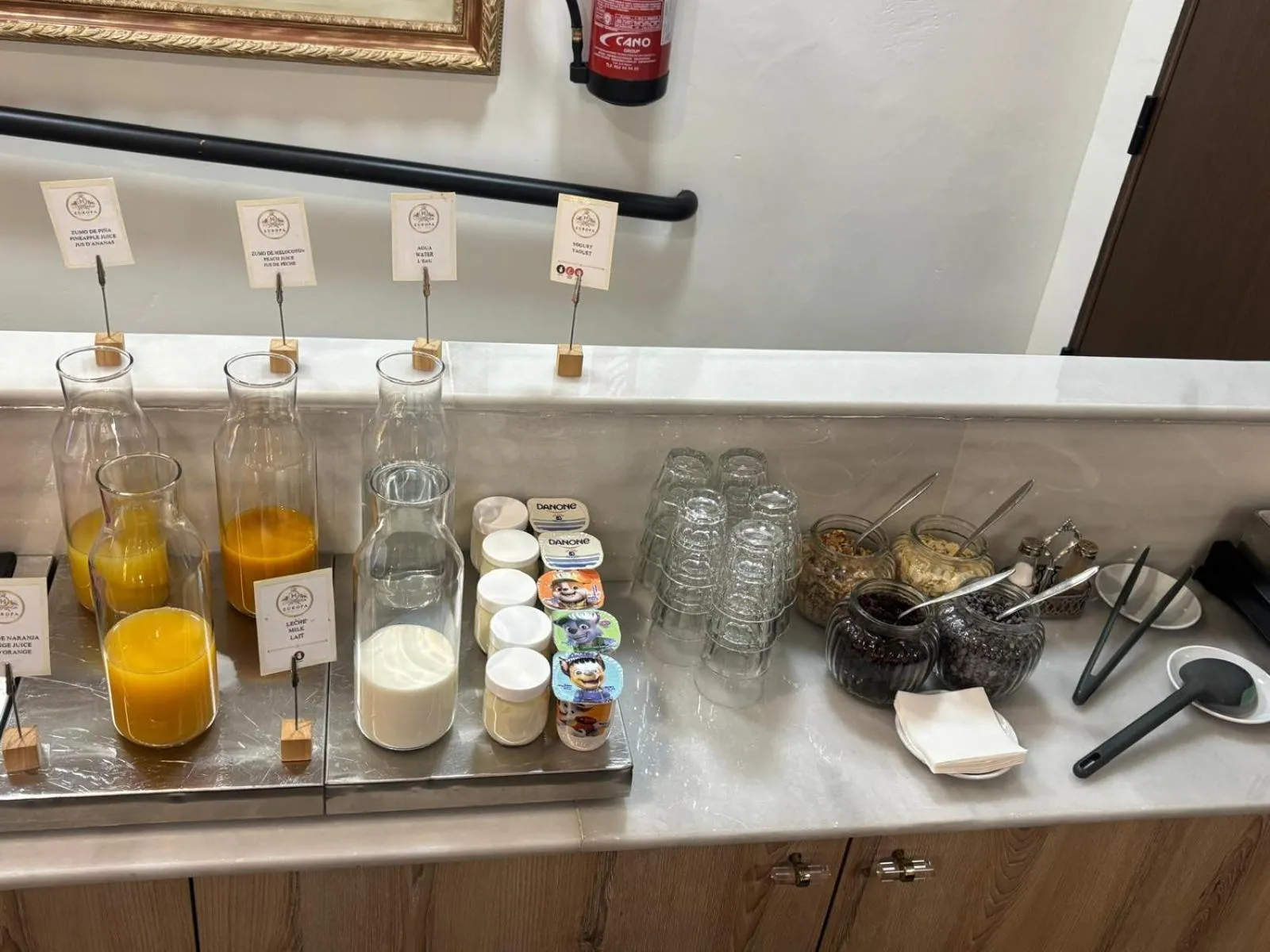 Breakfast in Hotel Europa Boutique Sevilla