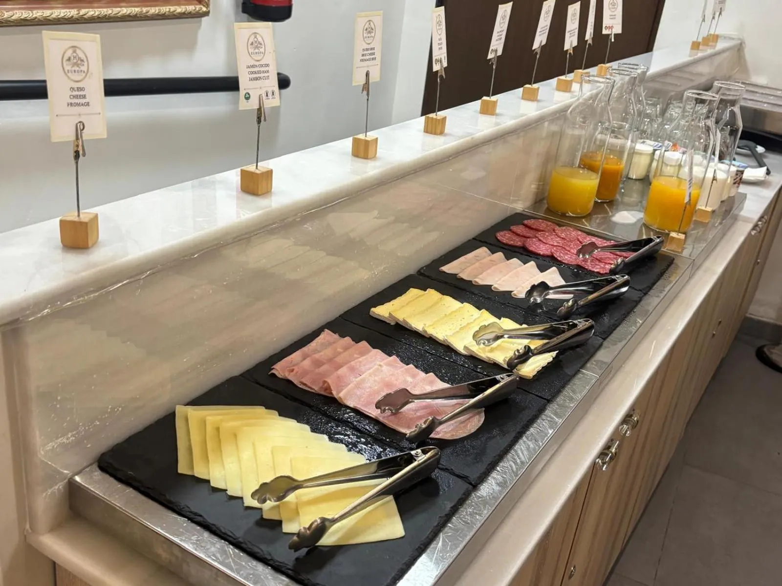 Breakfast in Hotel Europa Boutique Sevilla