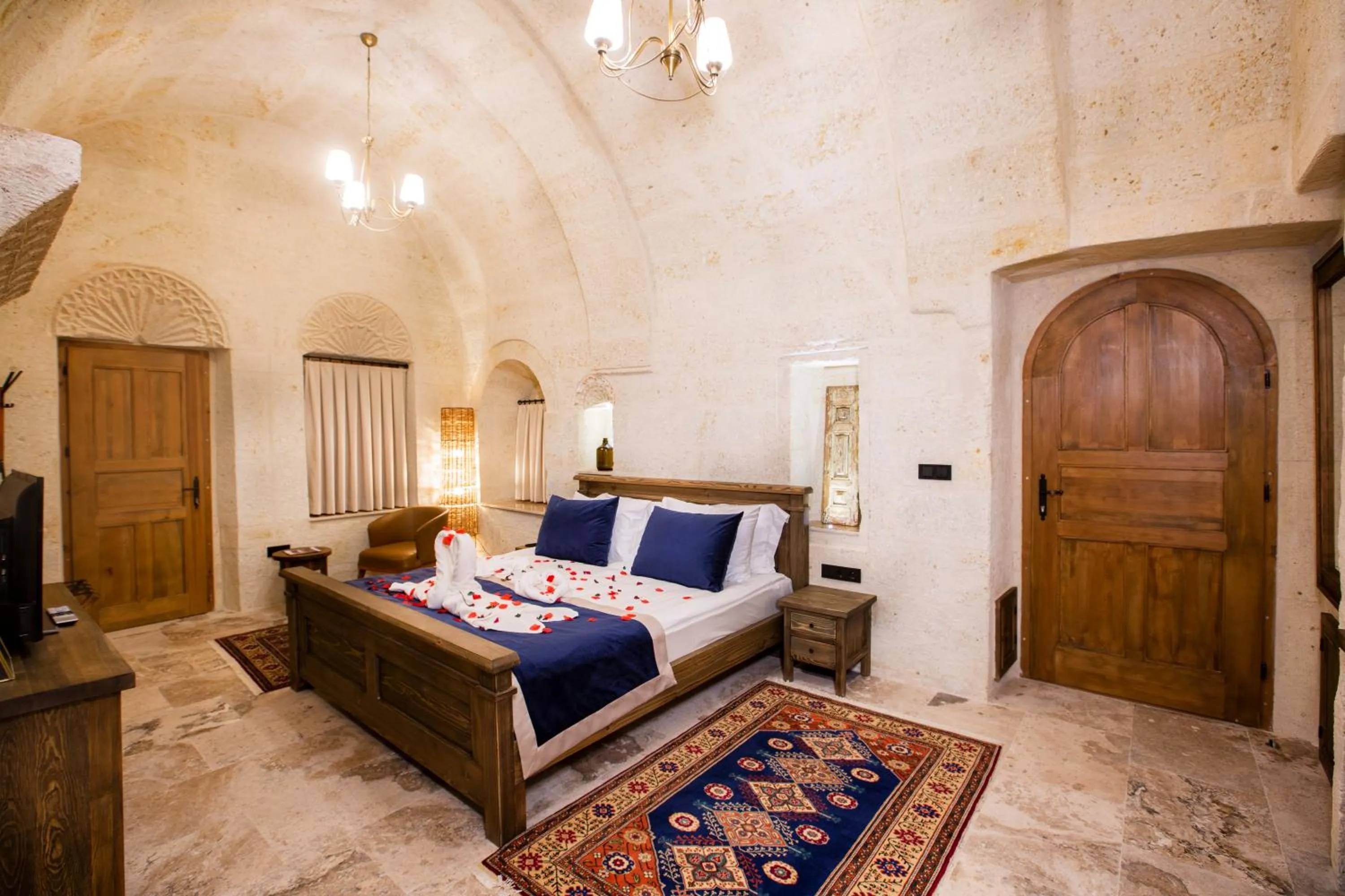 Bed in Sinasos Evleri