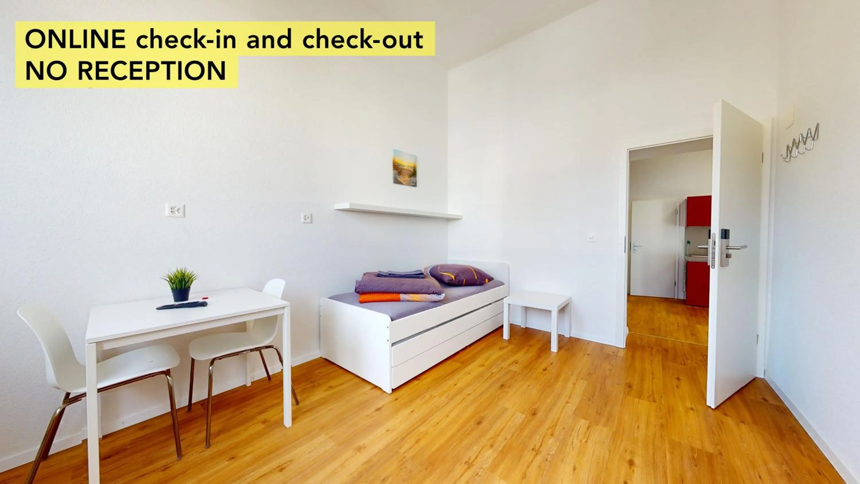 Bedroom, Bed in Anstatthotel Affoltern am Albis - self-check-in