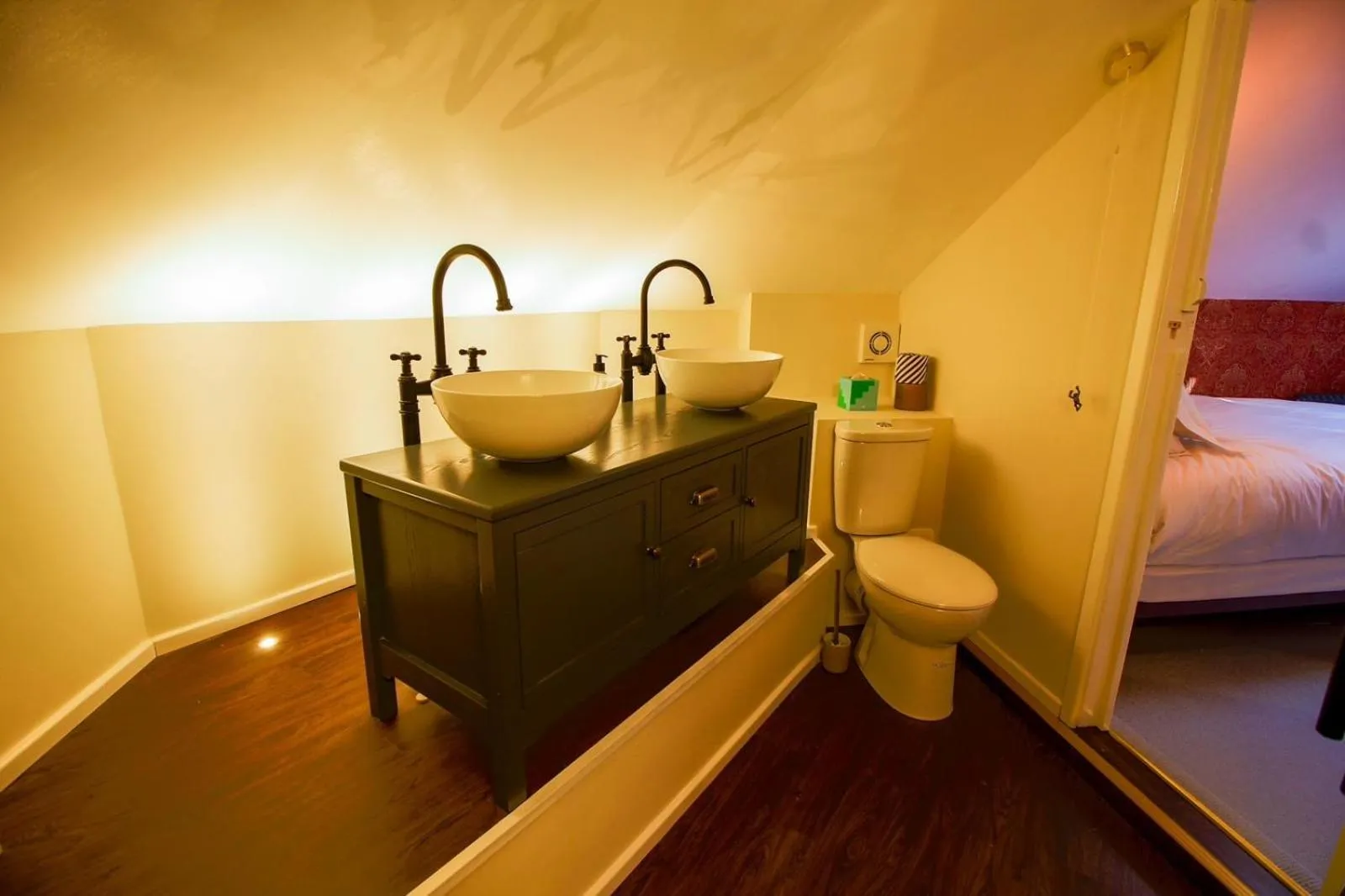 Bathroom, Bed in Plas Dolguog