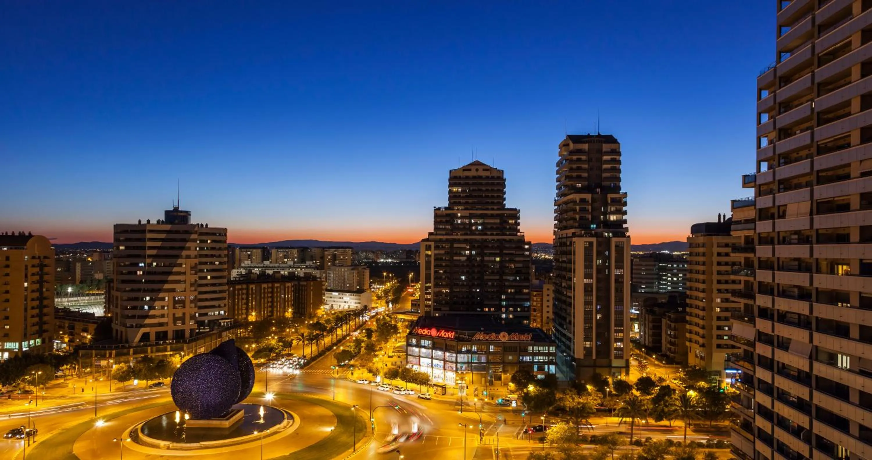 City view in Ilunion Valencia 3