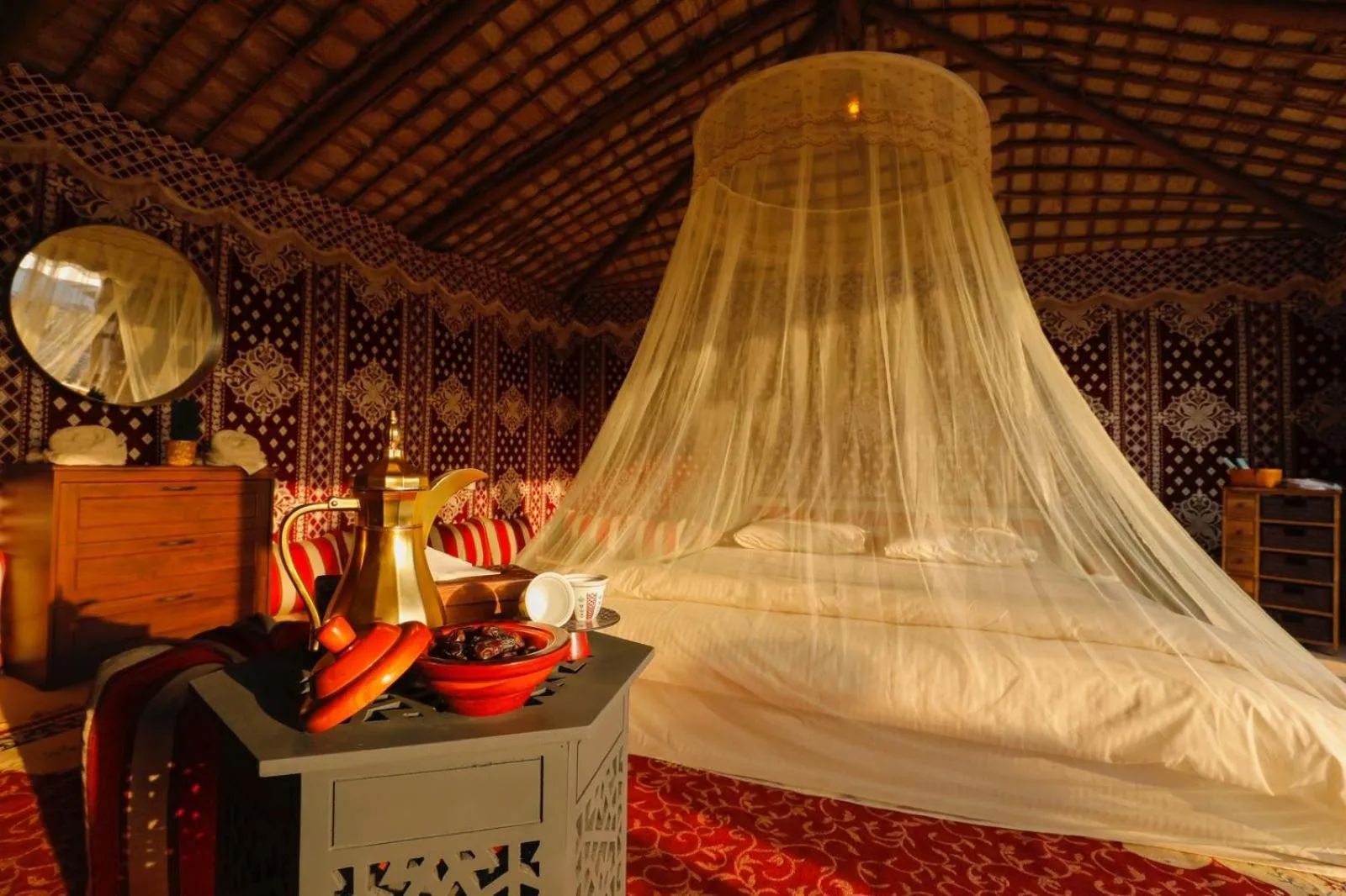 Bedroom, Bed in Al Khayma Camp "Elite Glamping & Dining in Experience"