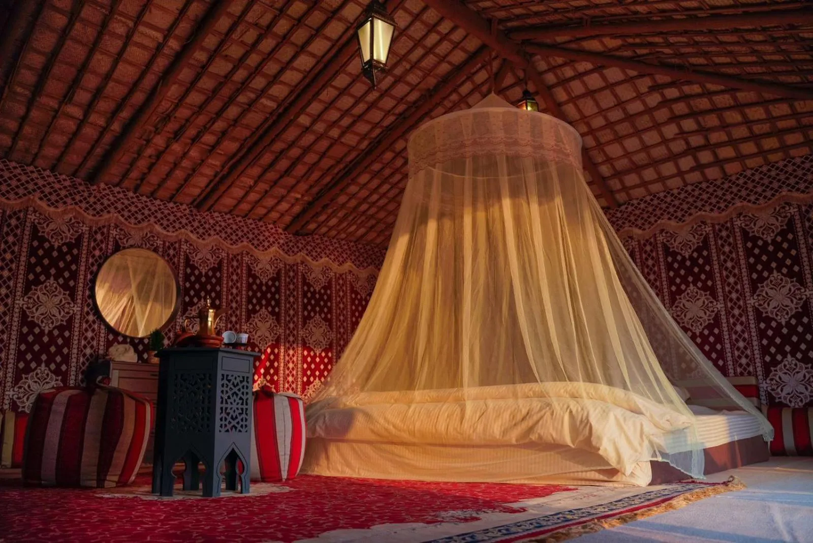 Bedroom, Bed in Al Khayma Camp "Elite Glamping & Dining in Experience"