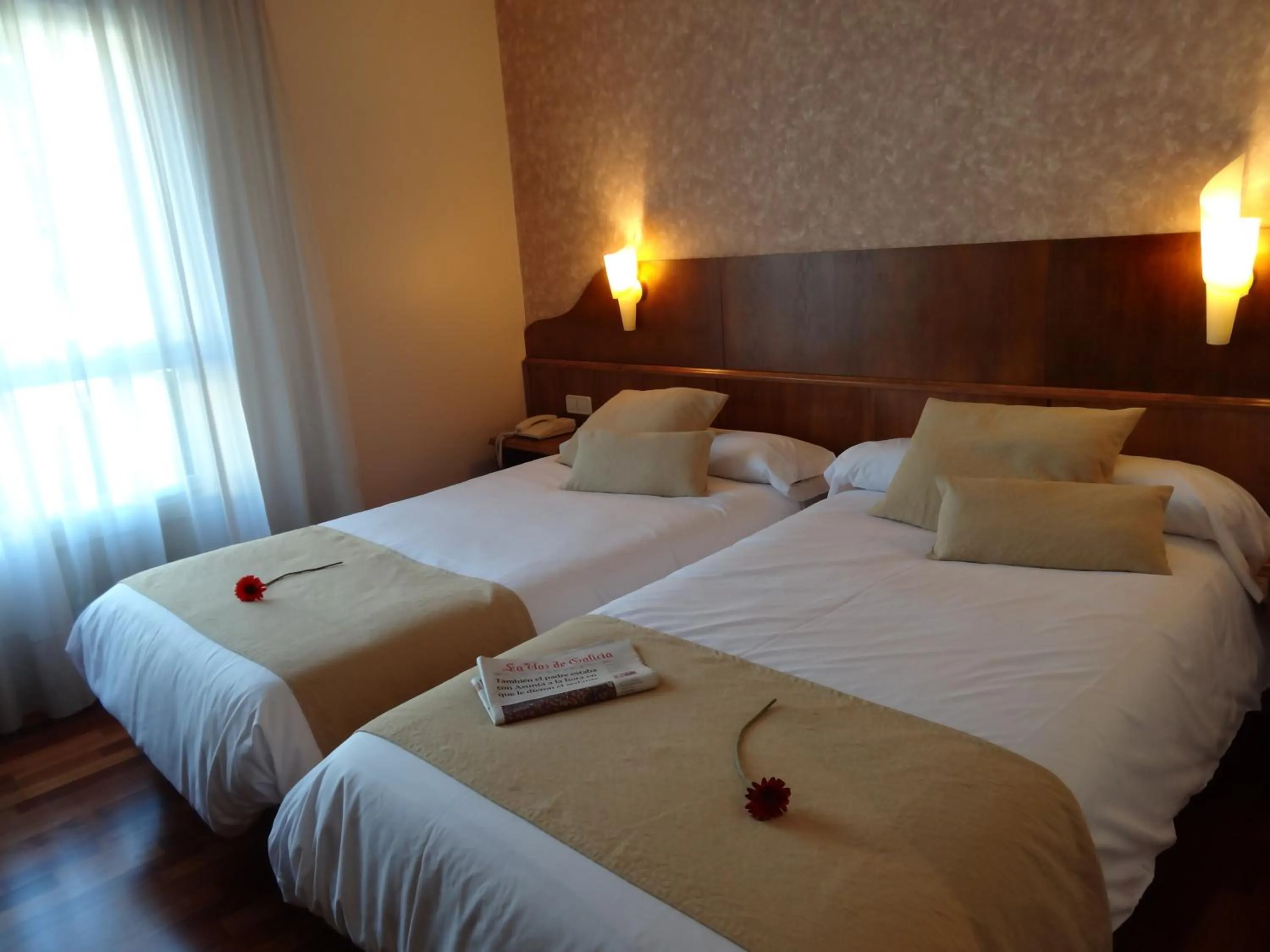 Bed in Hotel El Pescador