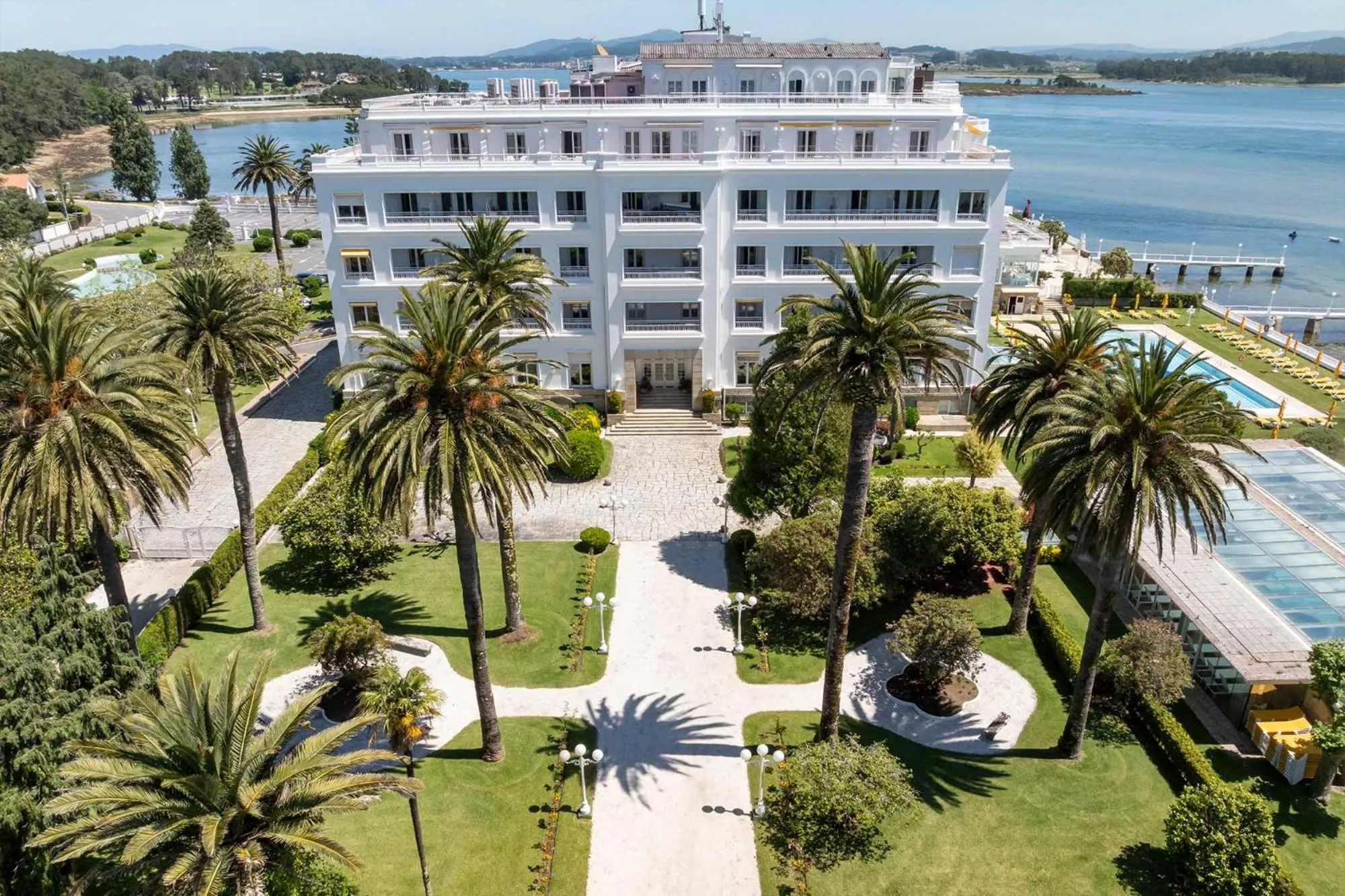 Property building in Eurostars Gran Hotel La Toja