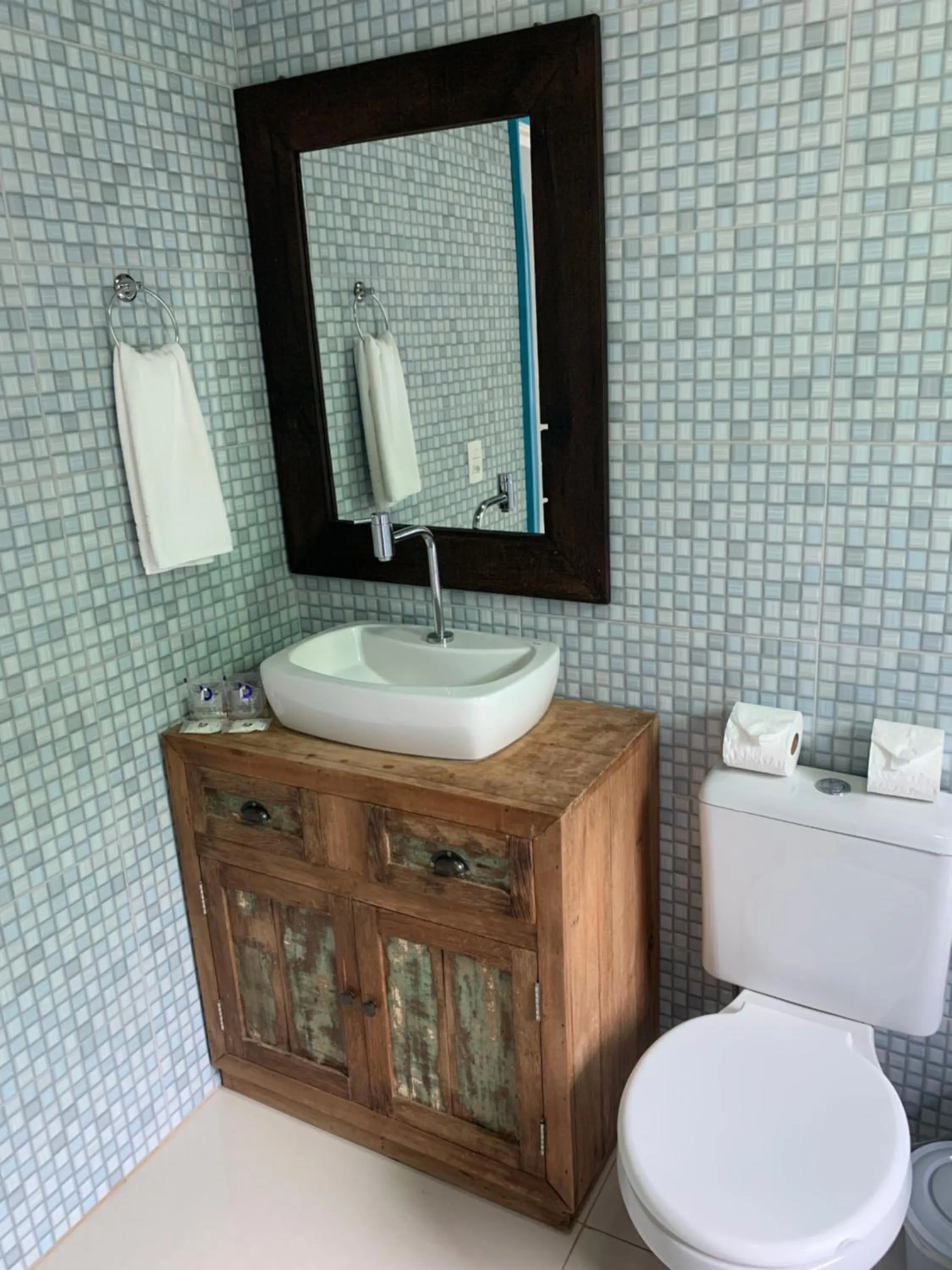 Bathroom in Eco Mirante Hotel