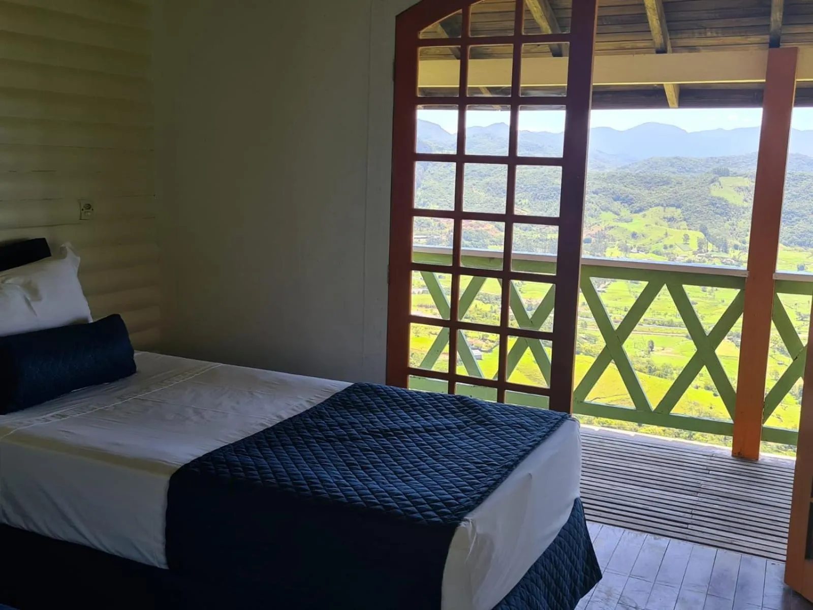 Bed in Eco Mirante Hotel