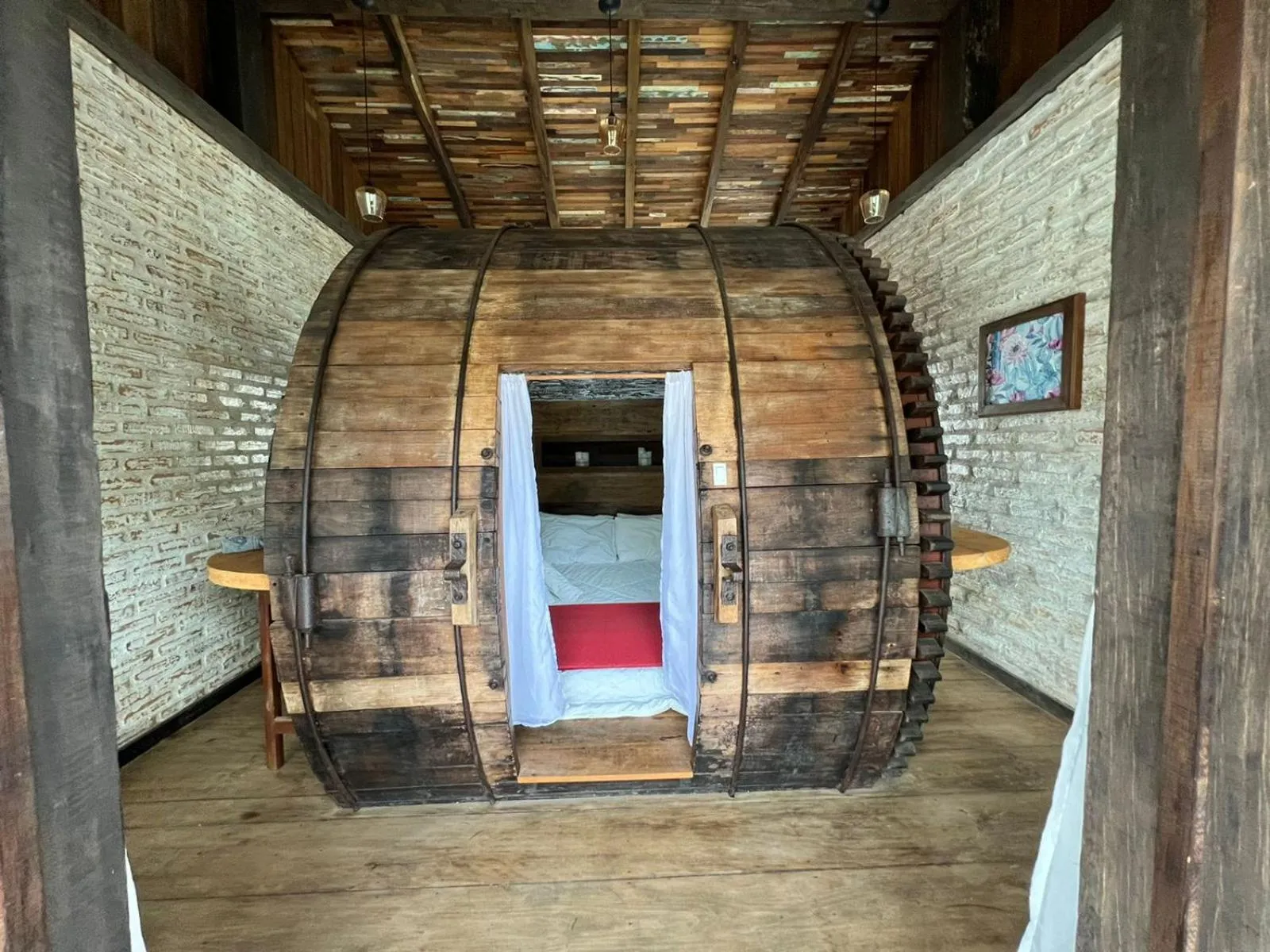 Bed in Eco Mirante Hotel