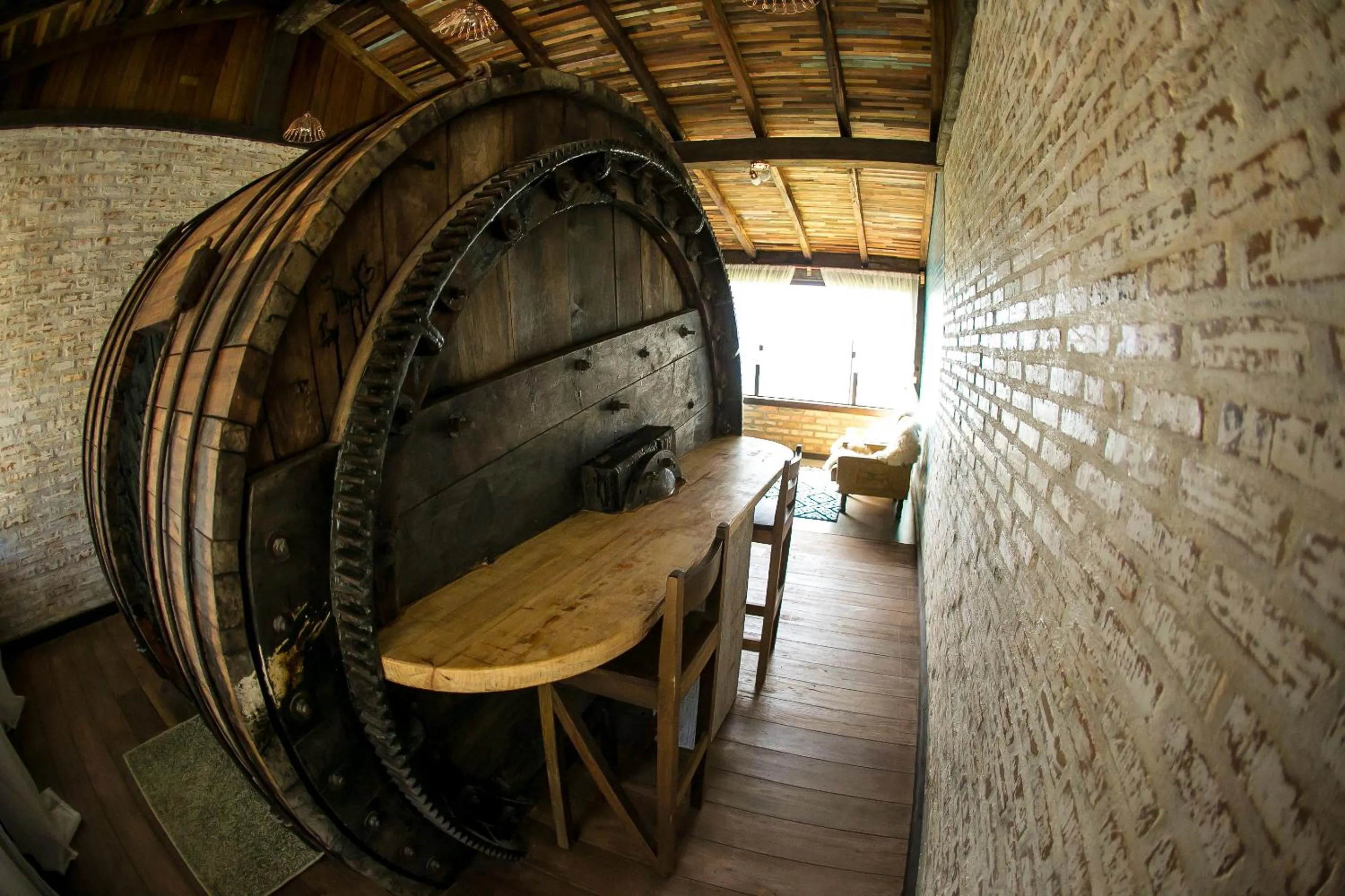 Living room in Eco Mirante Hotel