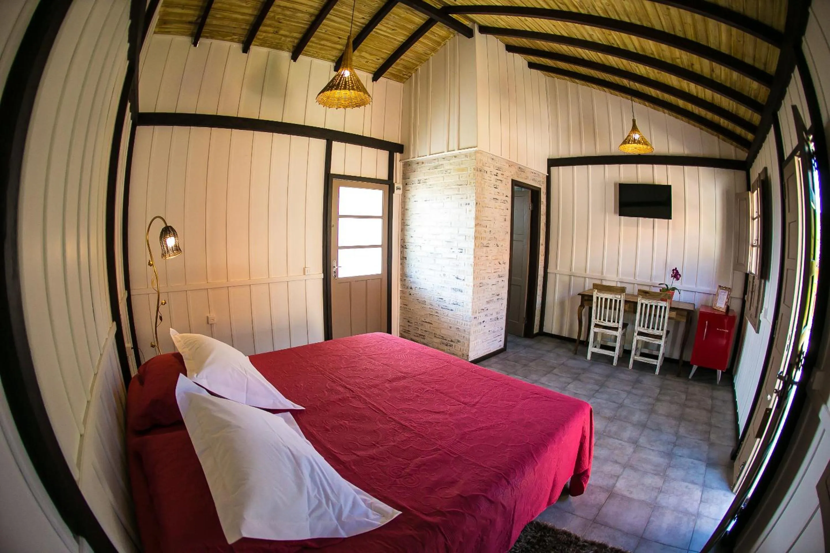 Bed in Eco Mirante Hotel