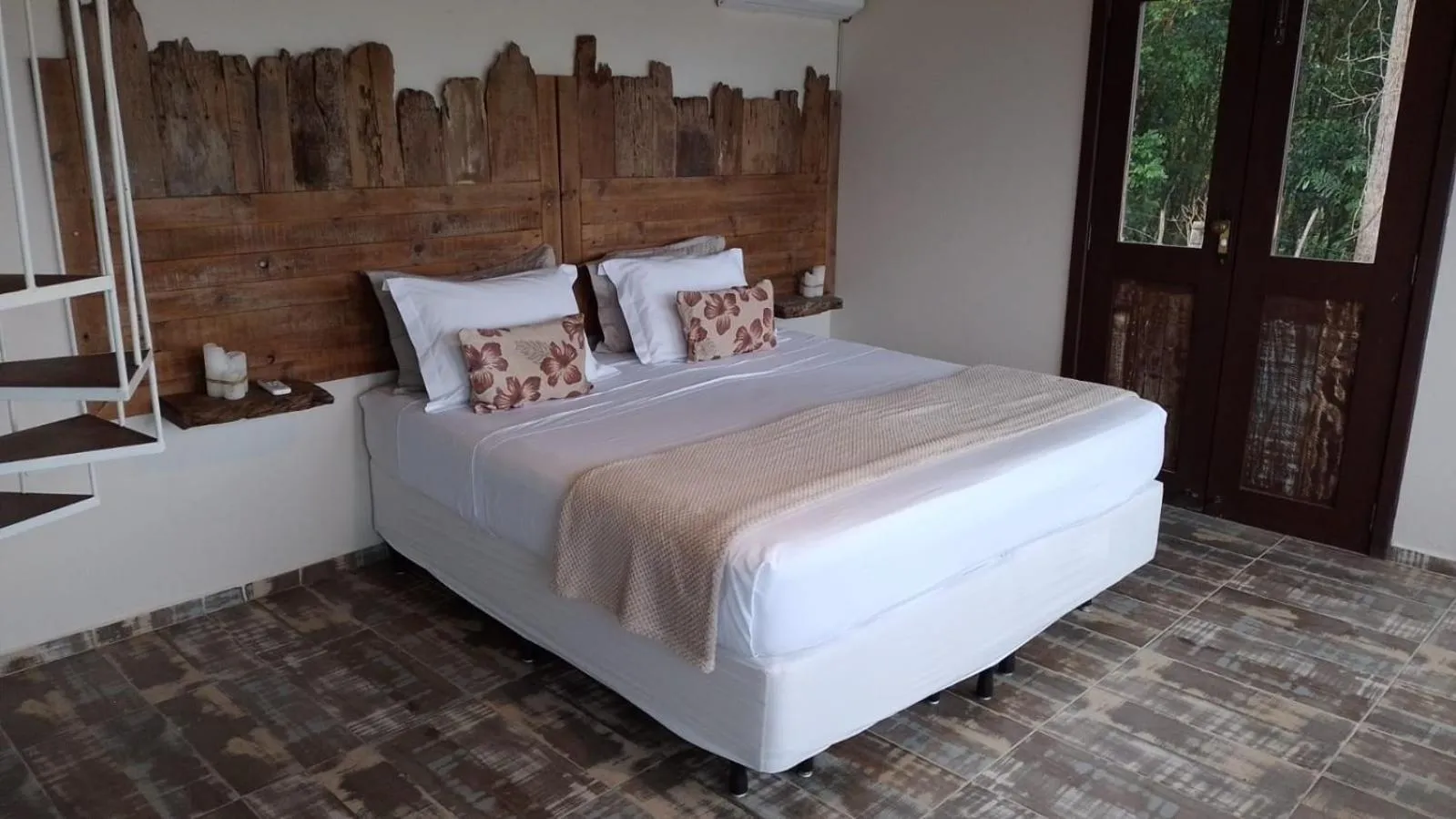 Bed in Eco Mirante Hotel