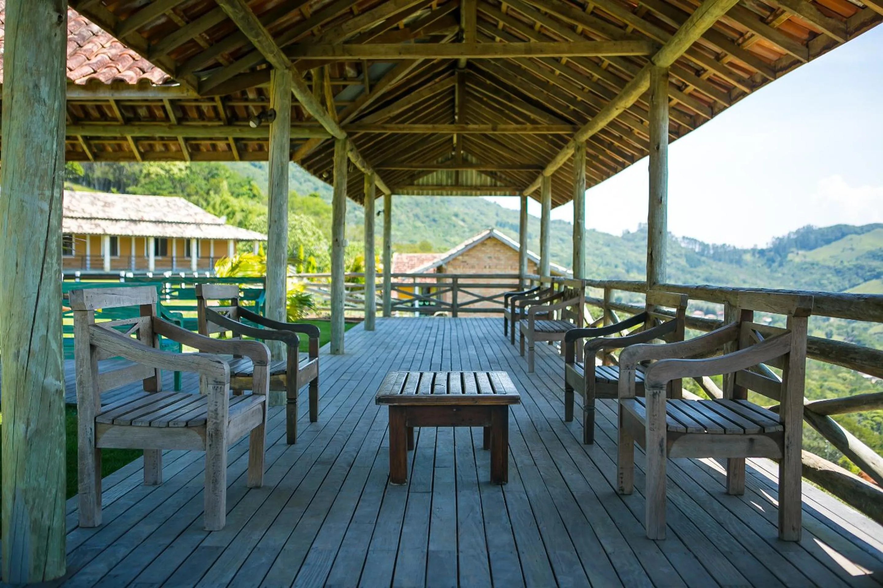 Patio in Eco Mirante Hotel