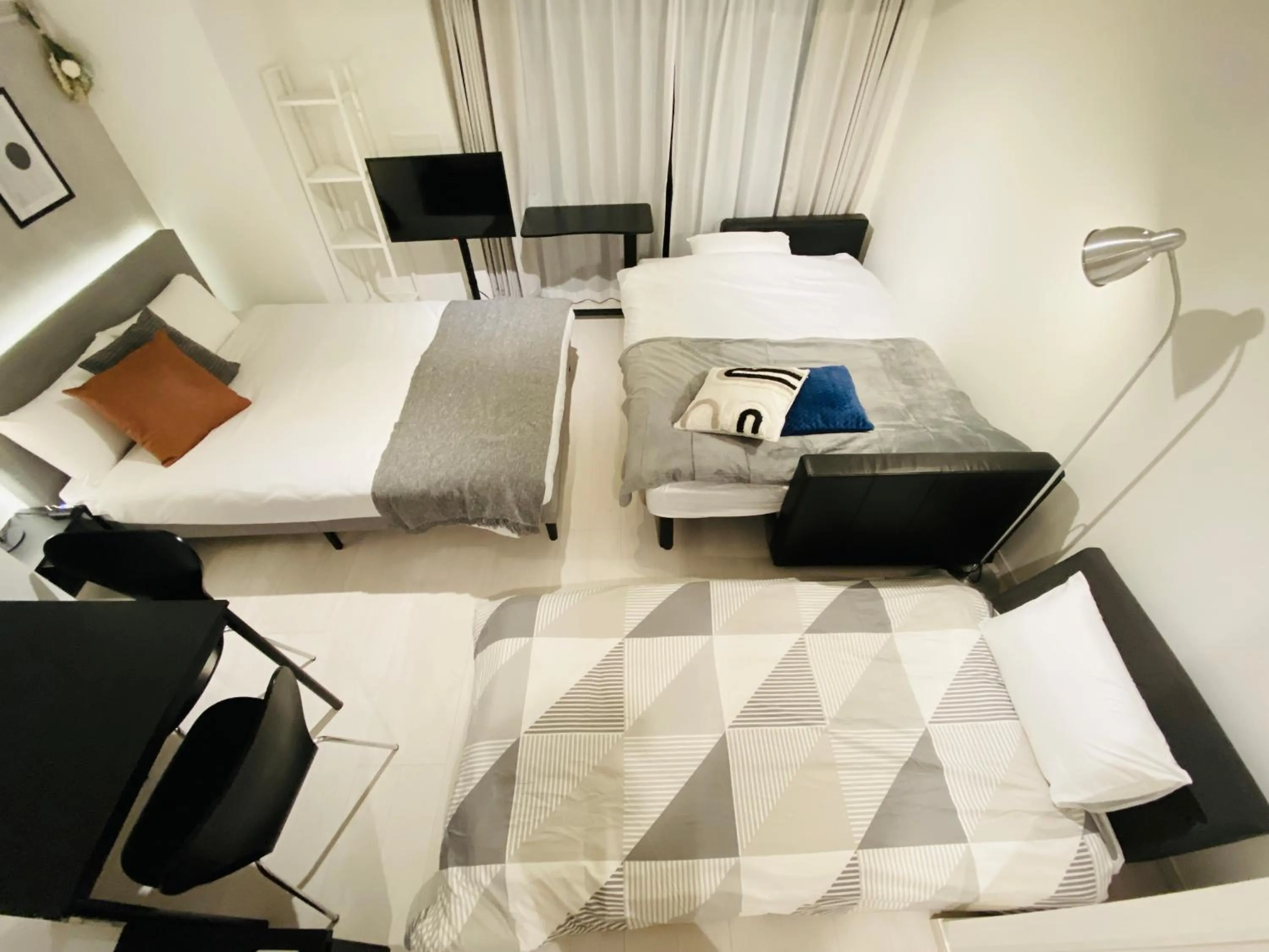 Bed in FLOWER TERRACE Higashi Shinjuku