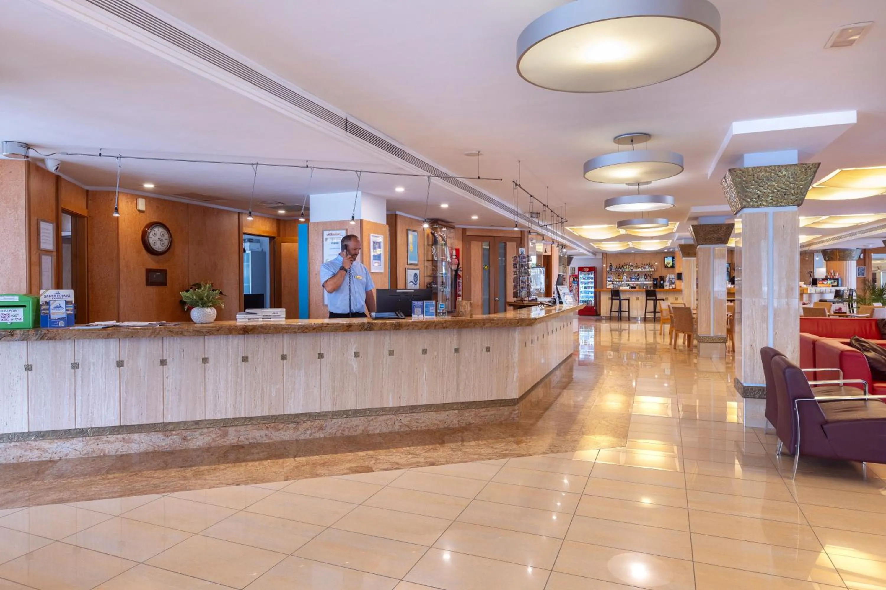 Lobby or reception in Invisa Hotel La Cala