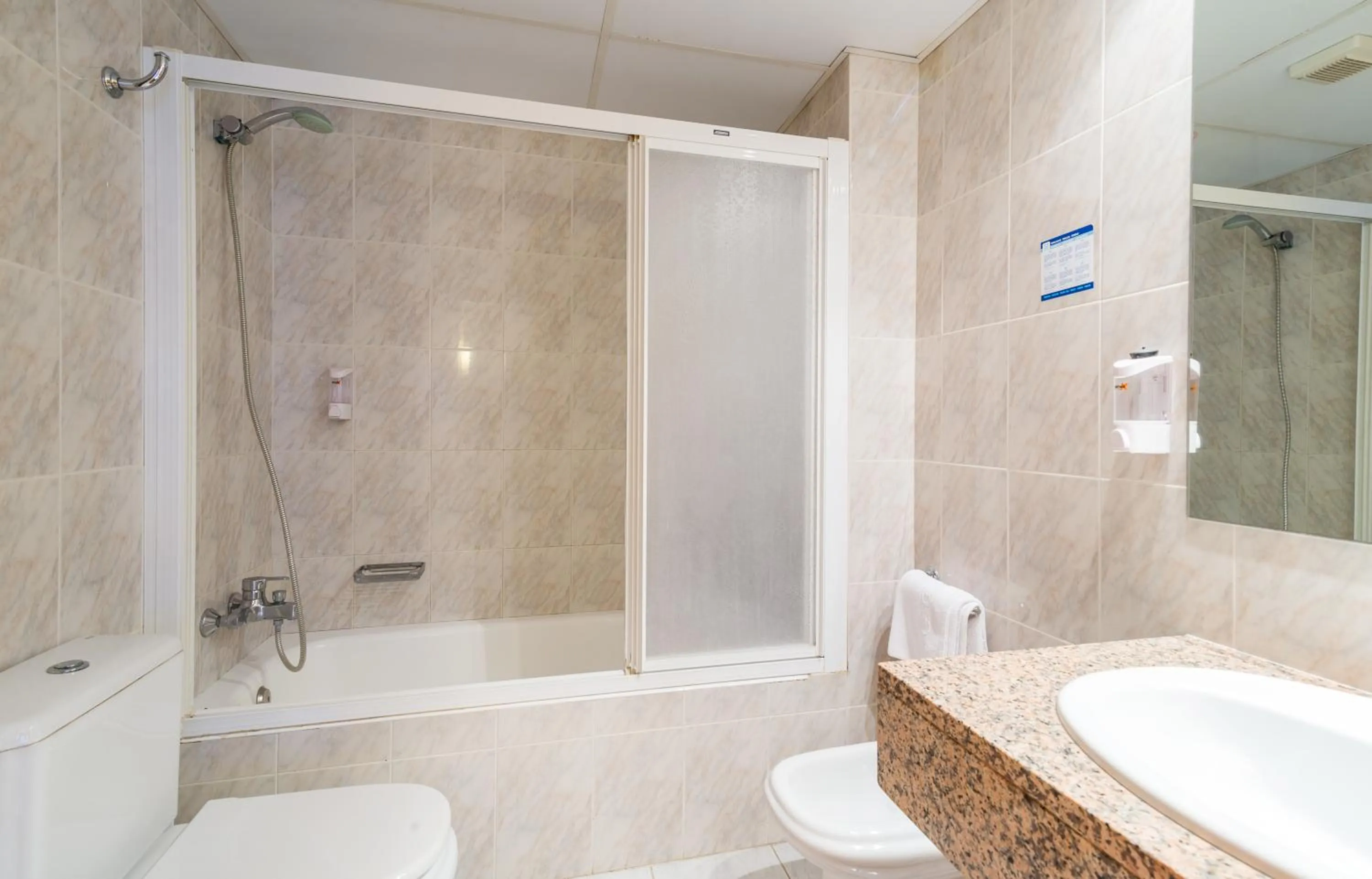 Bathroom in Hotel & Diving Les Illes