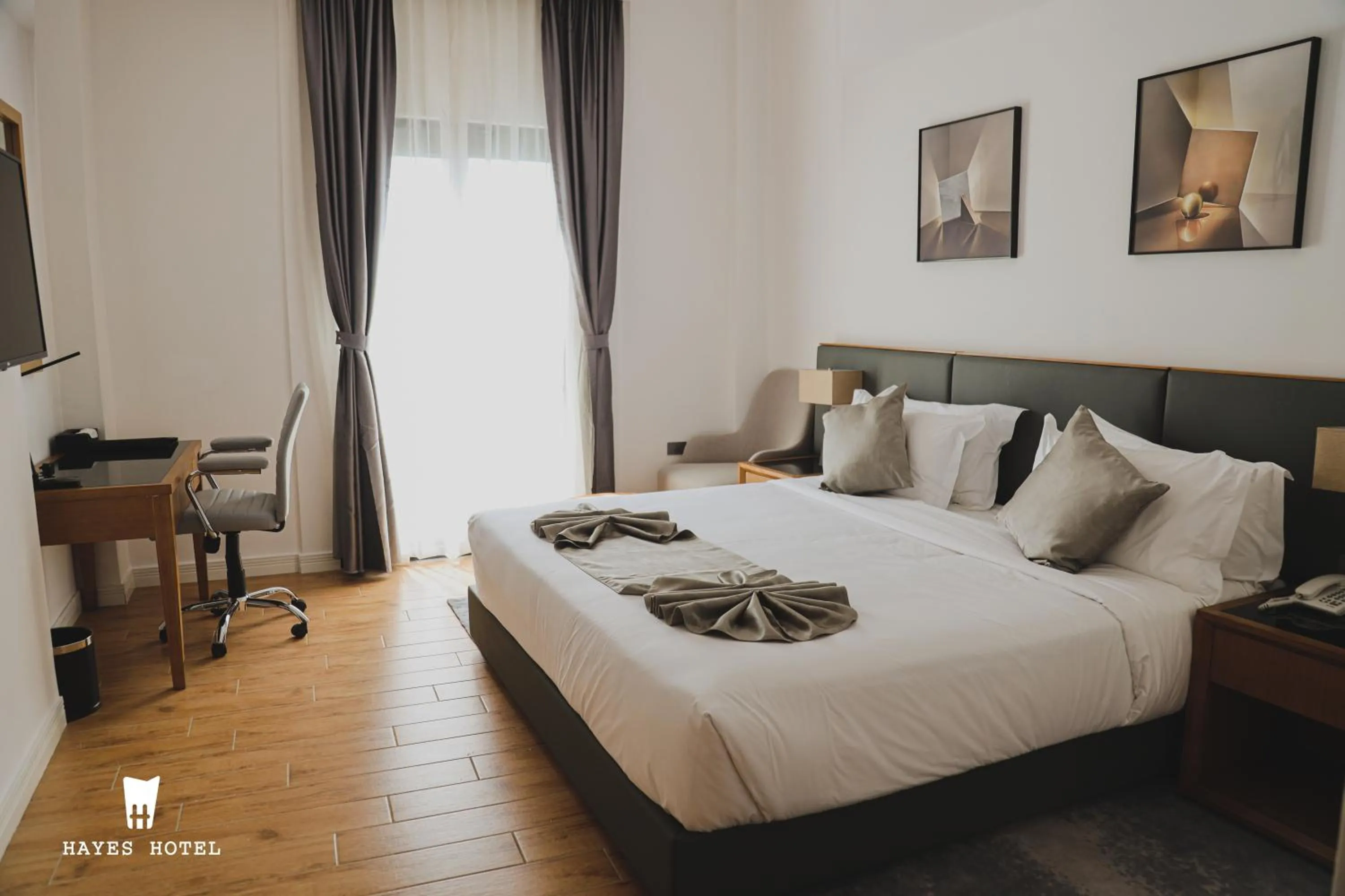 Bed in Hayes Hotel, Addis Ababa