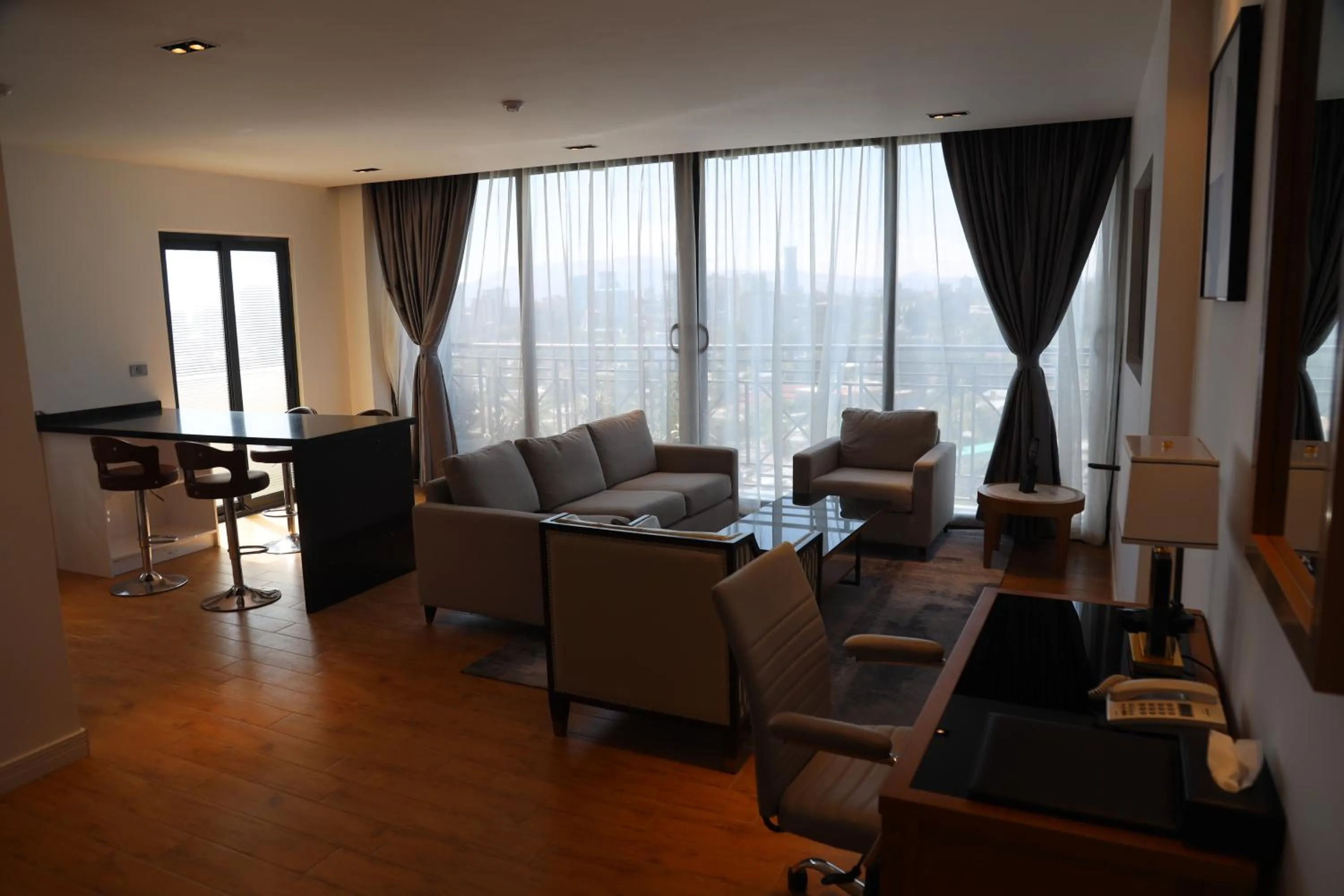 Living room in Hayes Hotel, Addis Ababa