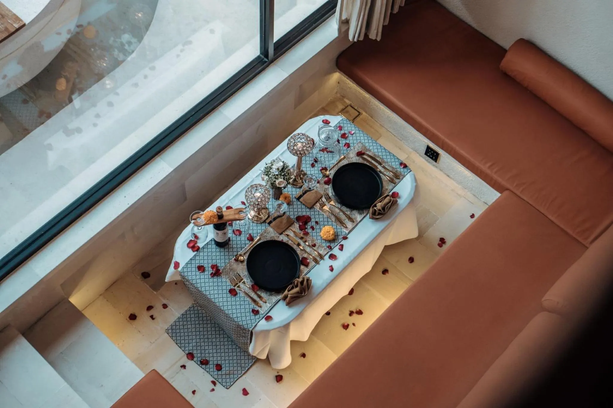 Dining area in Cyrus Villa Seminyak by Ini Vie Hospitality