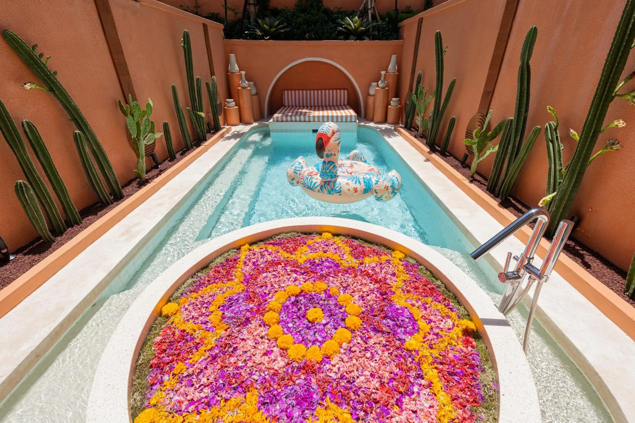 Swimming pool in Cyrus Villa Seminyak by Ini Vie Hospitality