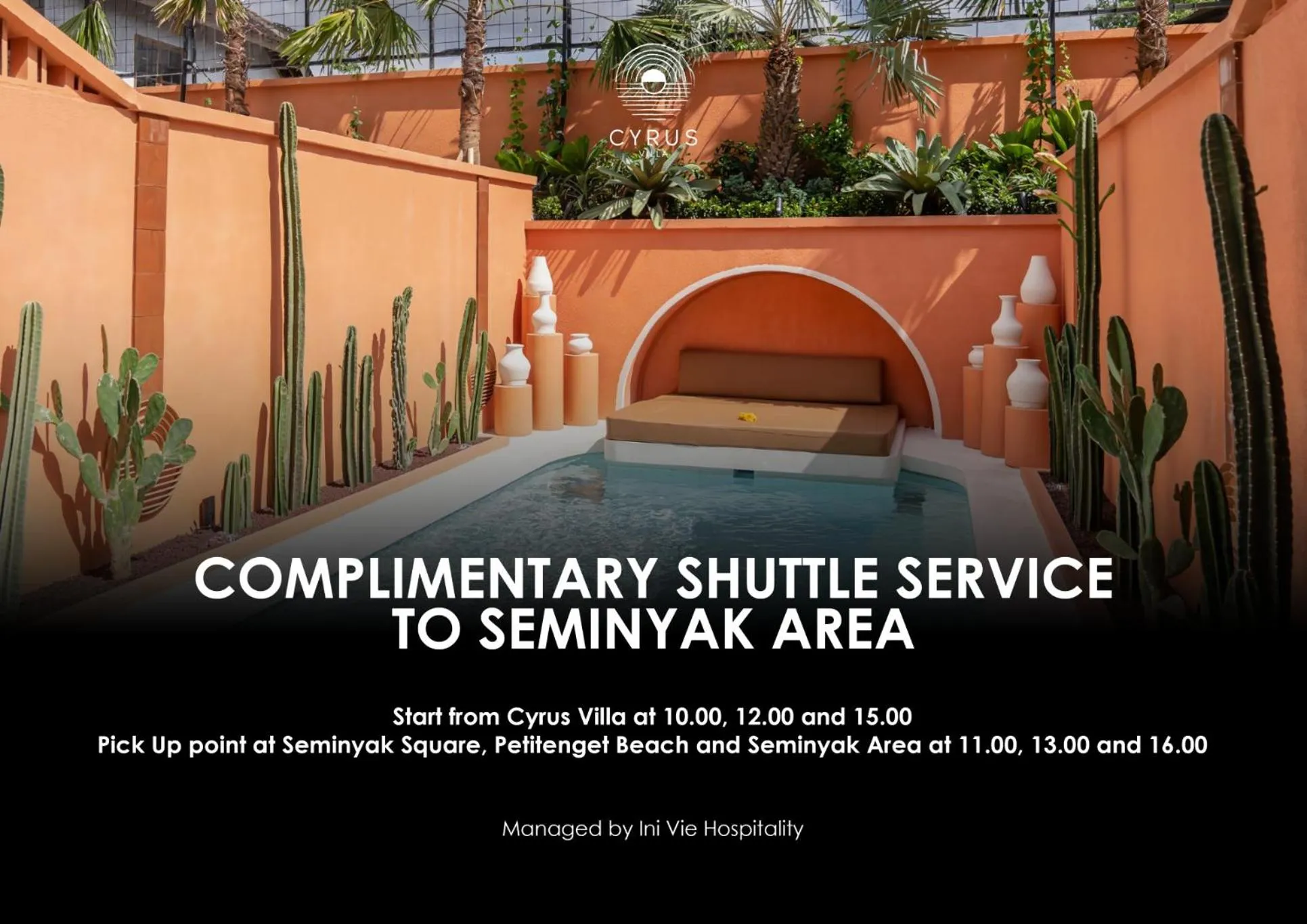 Area and facilities in Cyrus Villa Seminyak by Ini Vie Hospitality