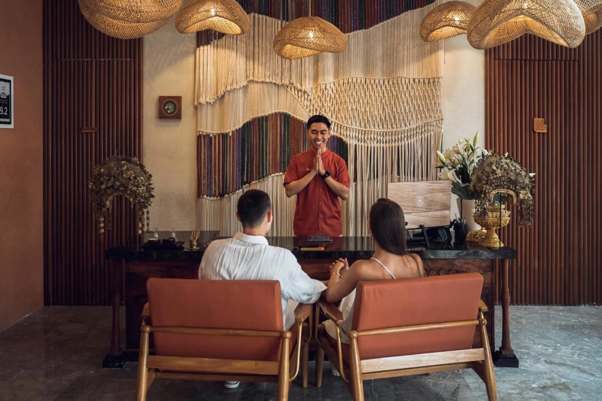 Lobby or reception in Cyrus Villa Seminyak by Ini Vie Hospitality