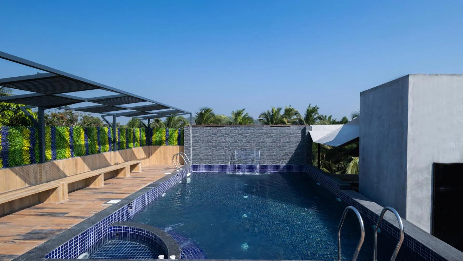 Swimming pool in Renest Calangute Goa