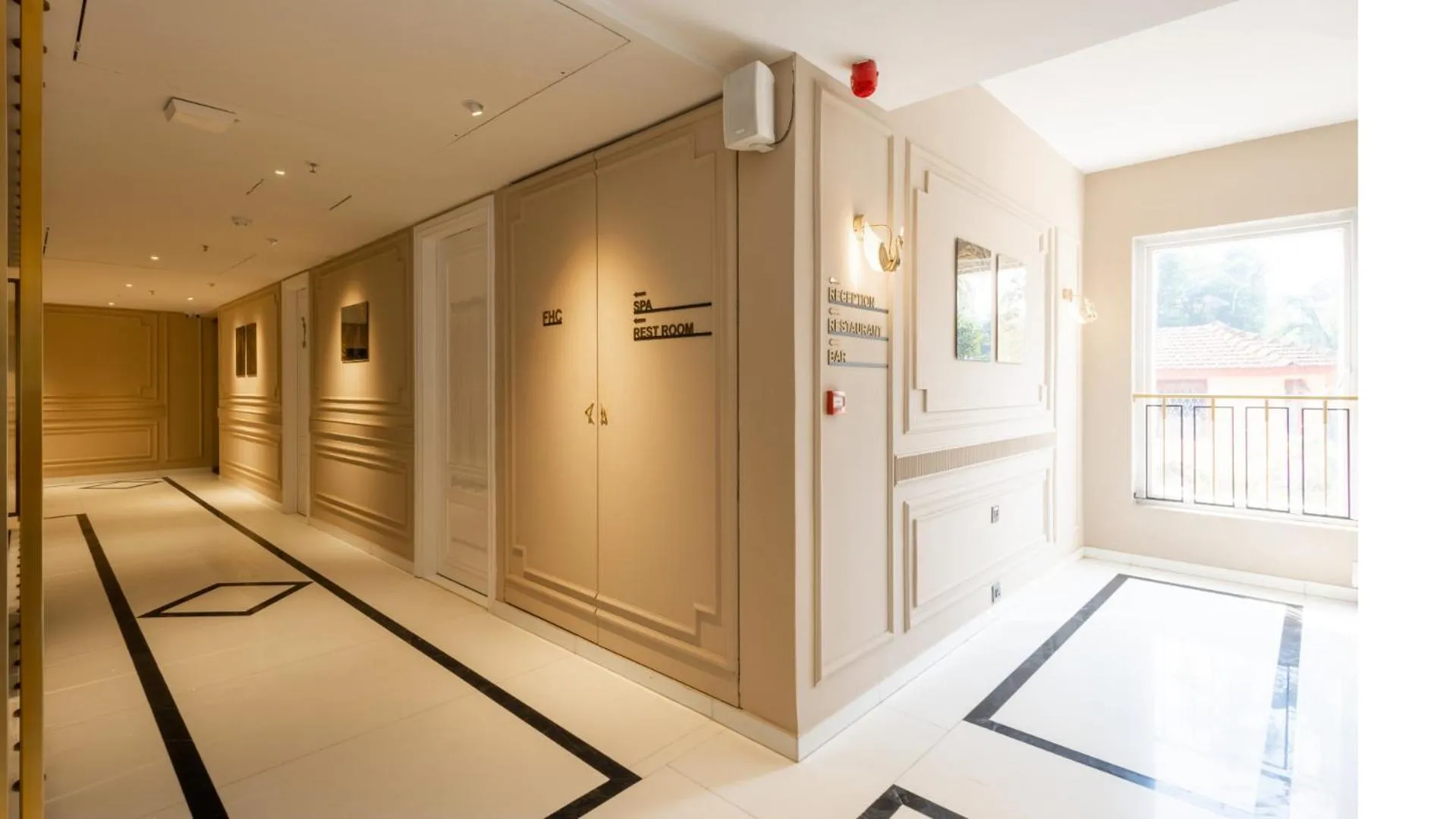 Floor plan in Renest Calangute Goa