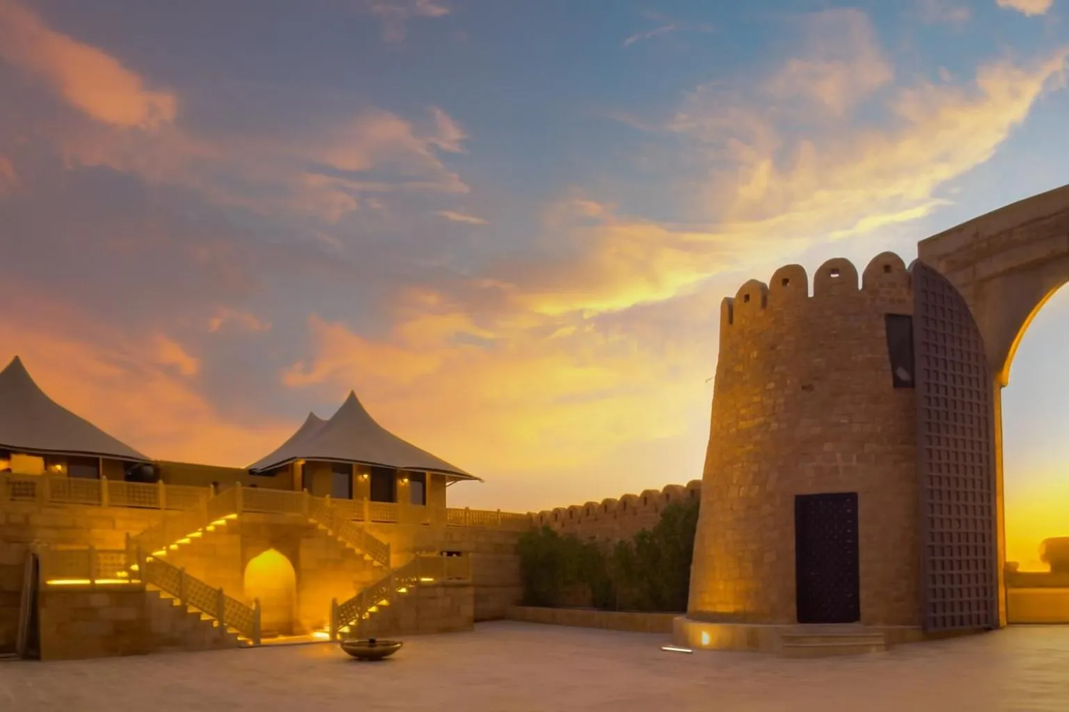 Facade/entrance in Gobindgarh Jaisalmer