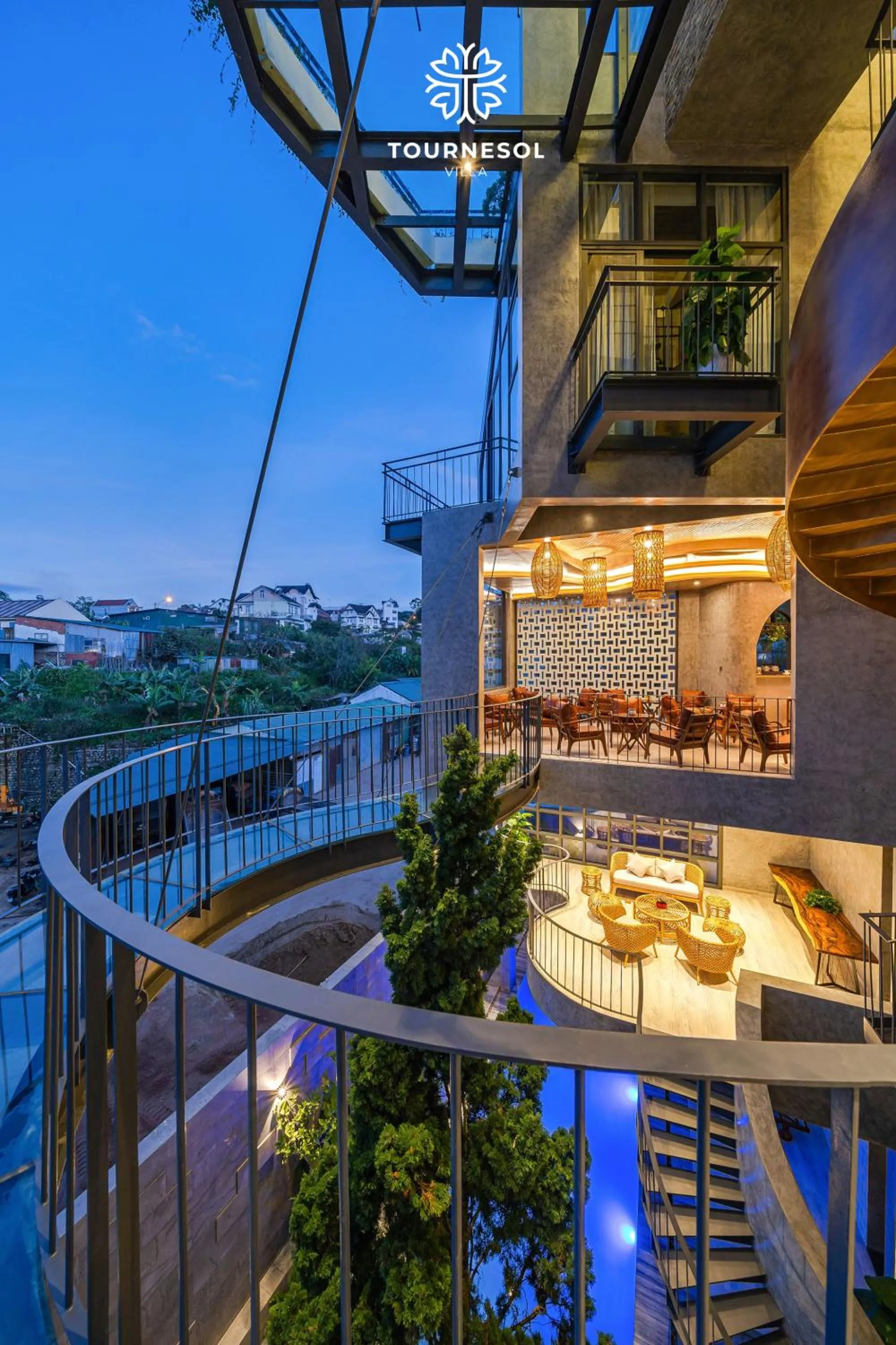 Natural landscape in Tournesol Villa Dalat