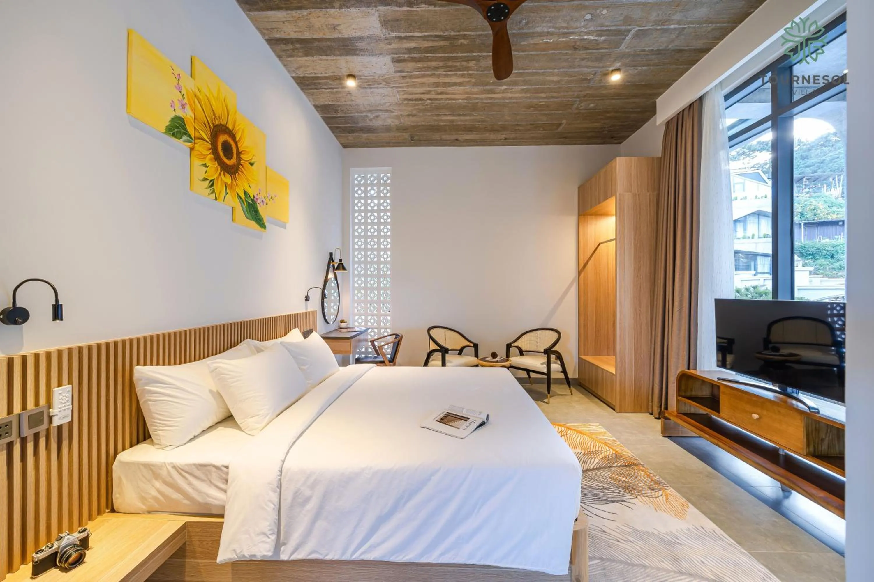 Bed in Tournesol Villa Dalat