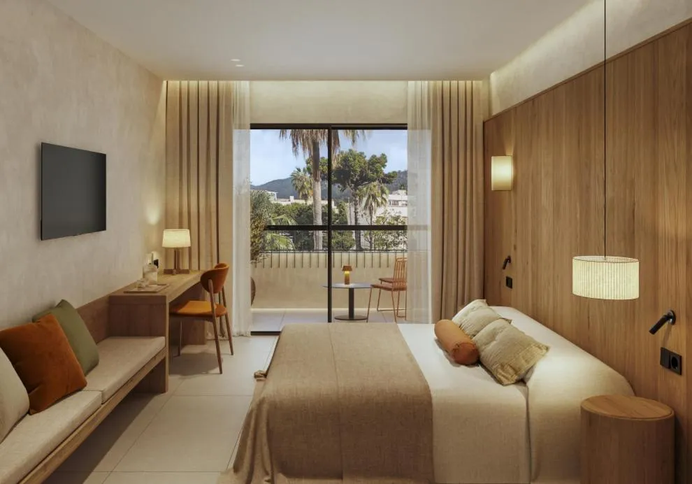 Bed in Hotel Delfín 4 Sup