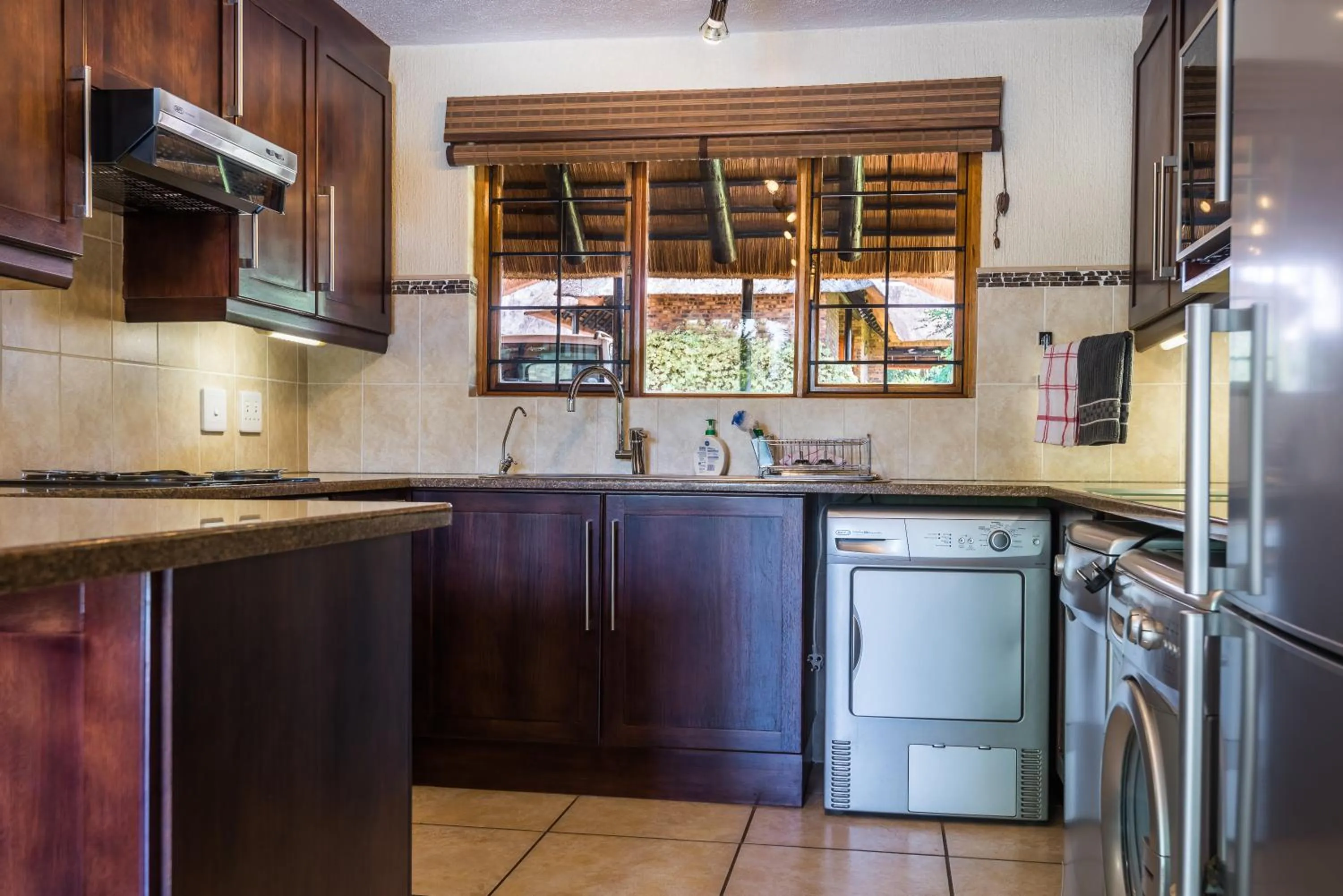 Kitchen or kitchenette in Kruger Park Lodge Unit No 521 with Private Pool