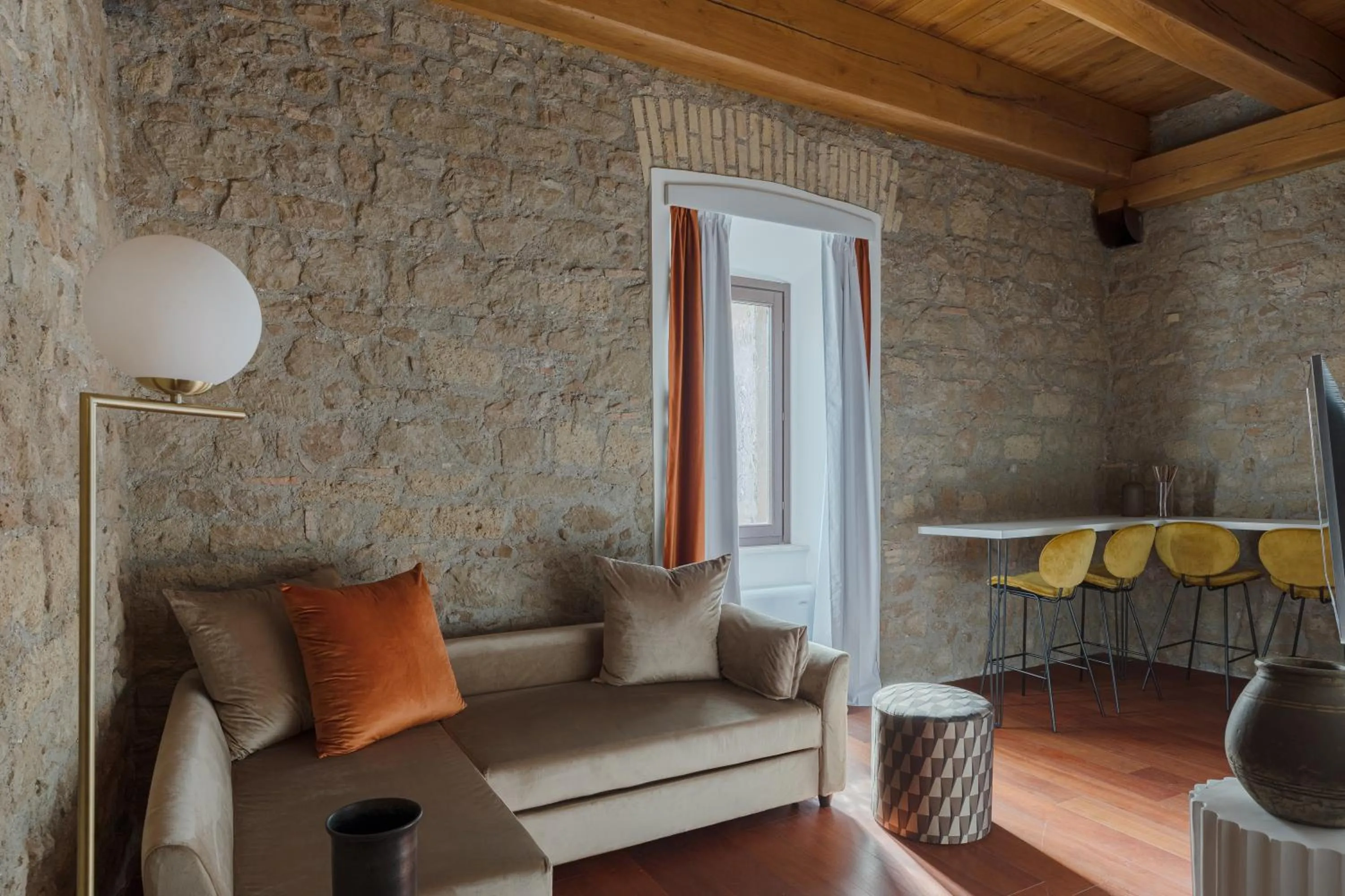 Living room in Torre Capranica