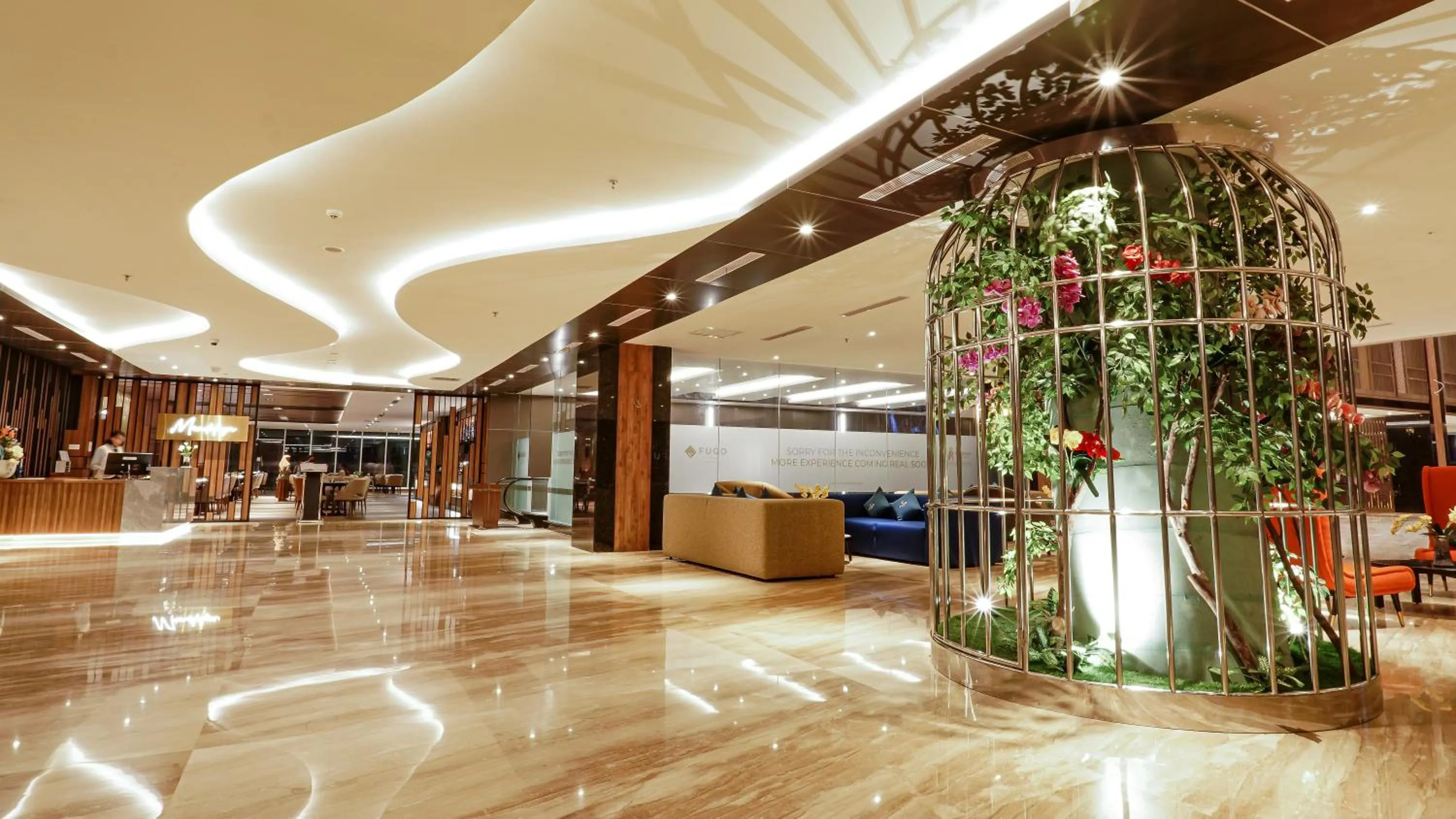 Lobby or reception in FUGO Hotel Samarinda