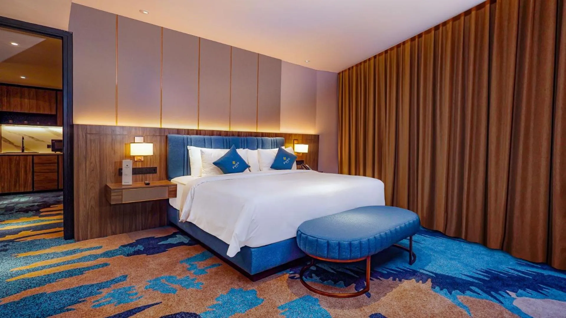 Bed in FUGO Hotel Samarinda