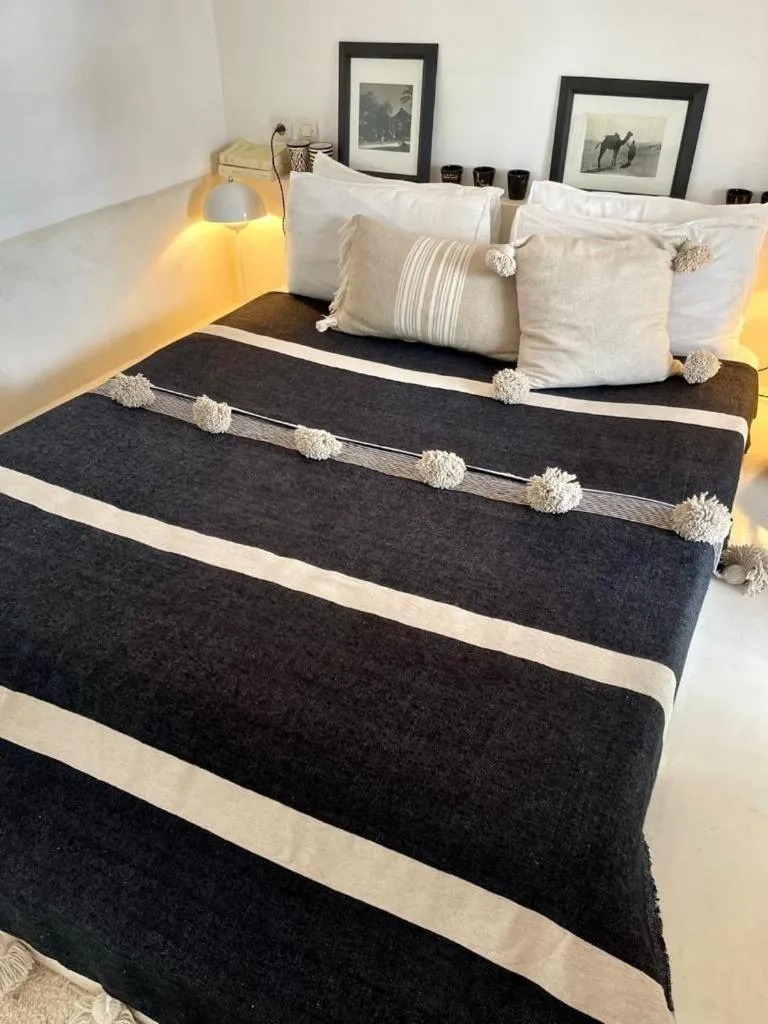 Bed in Hôtel Restaurant BOUGAFER