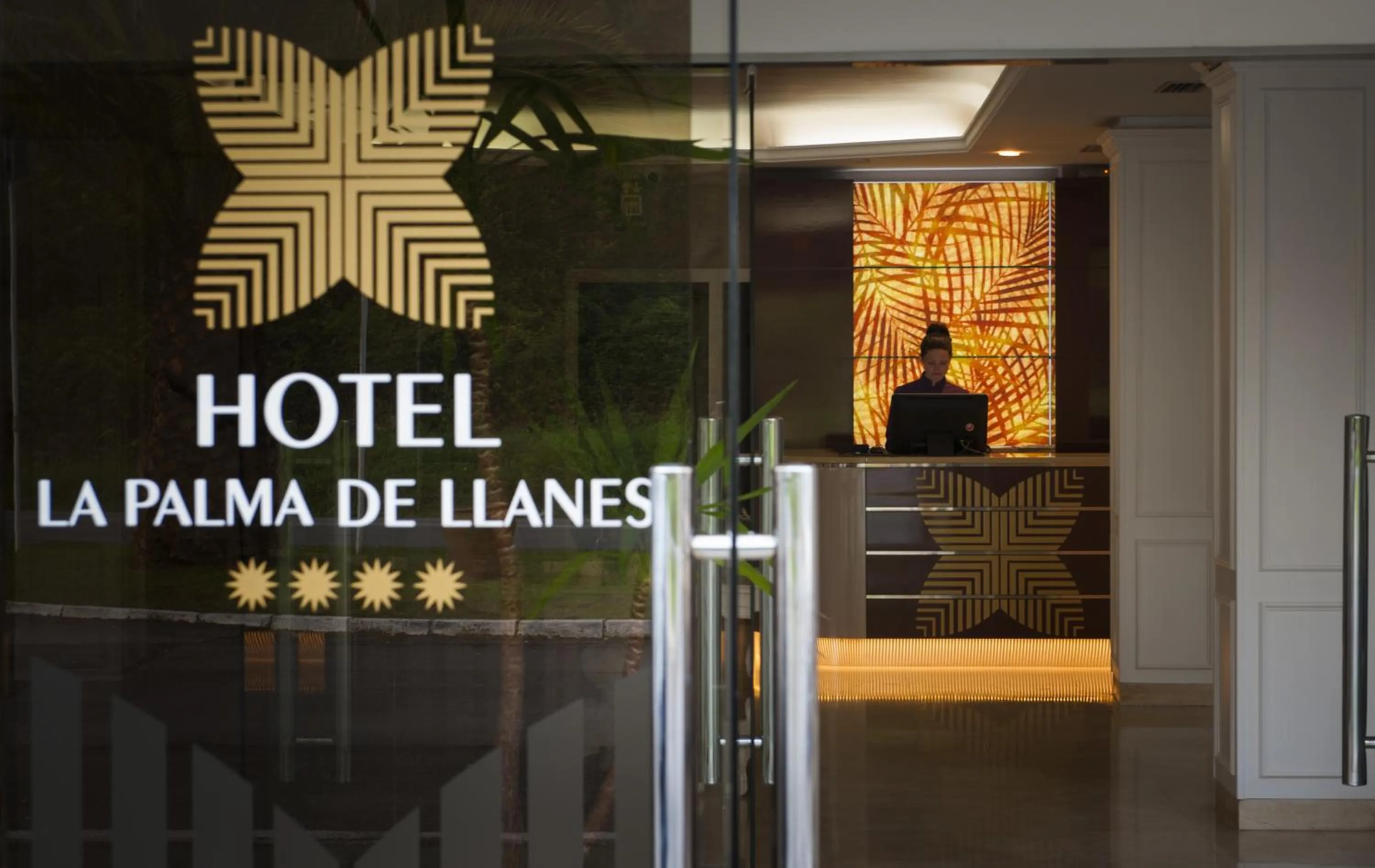 Lobby or reception in Hotel La Palma de Llanes