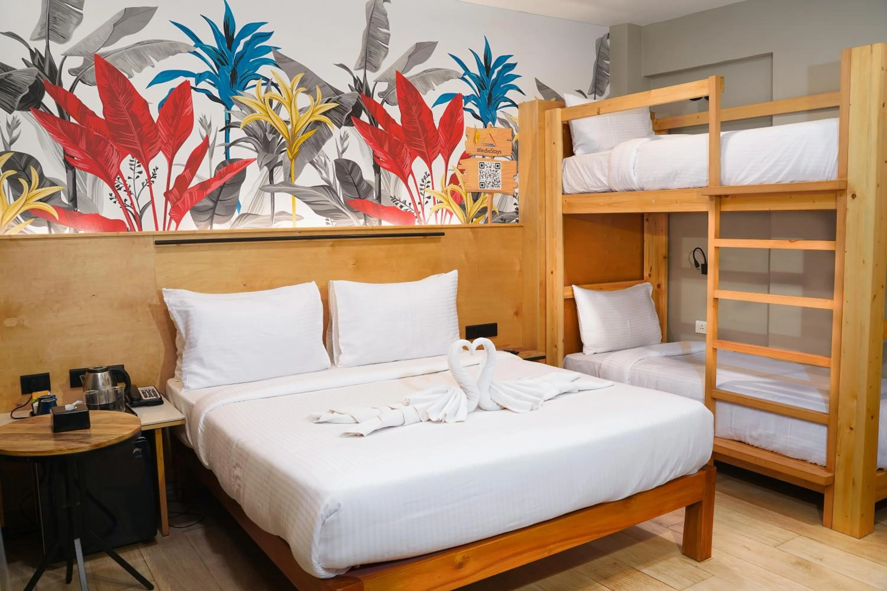 Bedroom, Bed in Indie Stays Goa