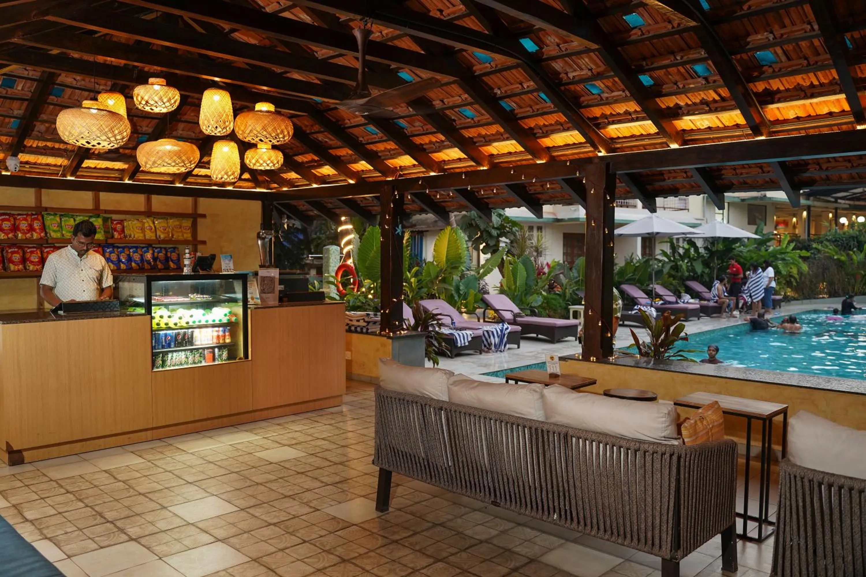 Lobby or reception in Indie Stays Goa