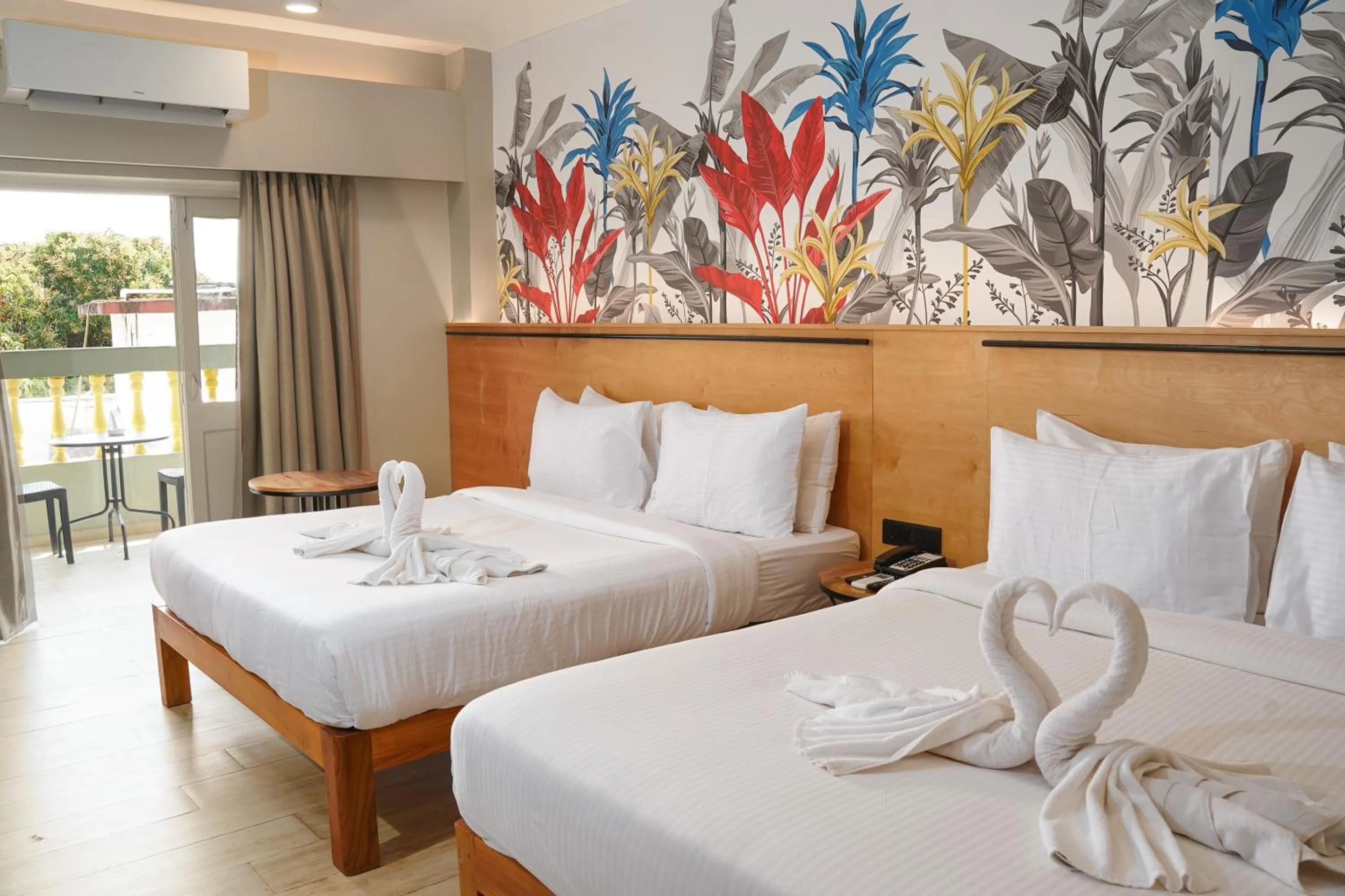 Bed in Indie Stays Goa